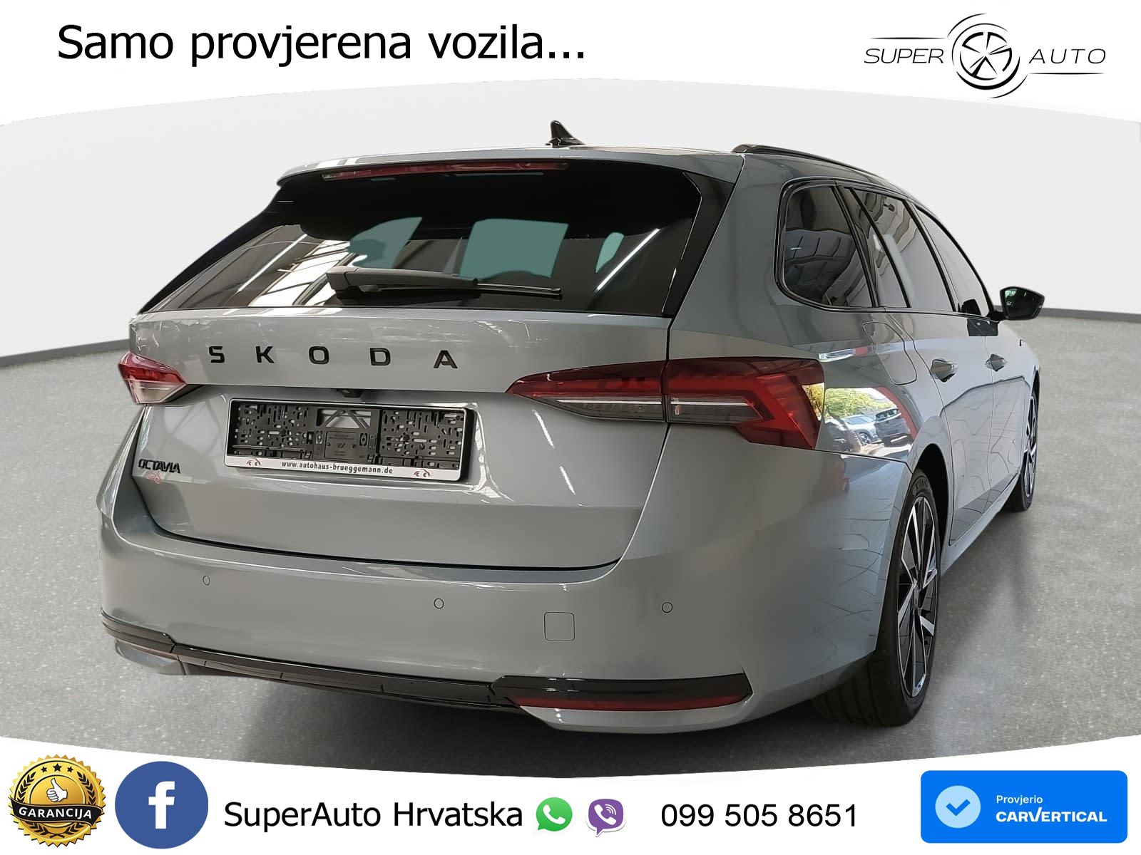 Škoda Octavia Combi 2.0 TDI (150 KS) DSG SportLine LED+GR SJED+ACC