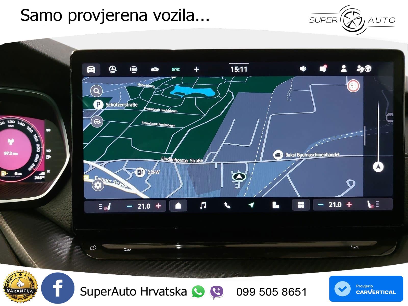 Škoda Octavia Combi 2.0 TDI (150 KS) DSG SportLine LED+GR SJED+ACC