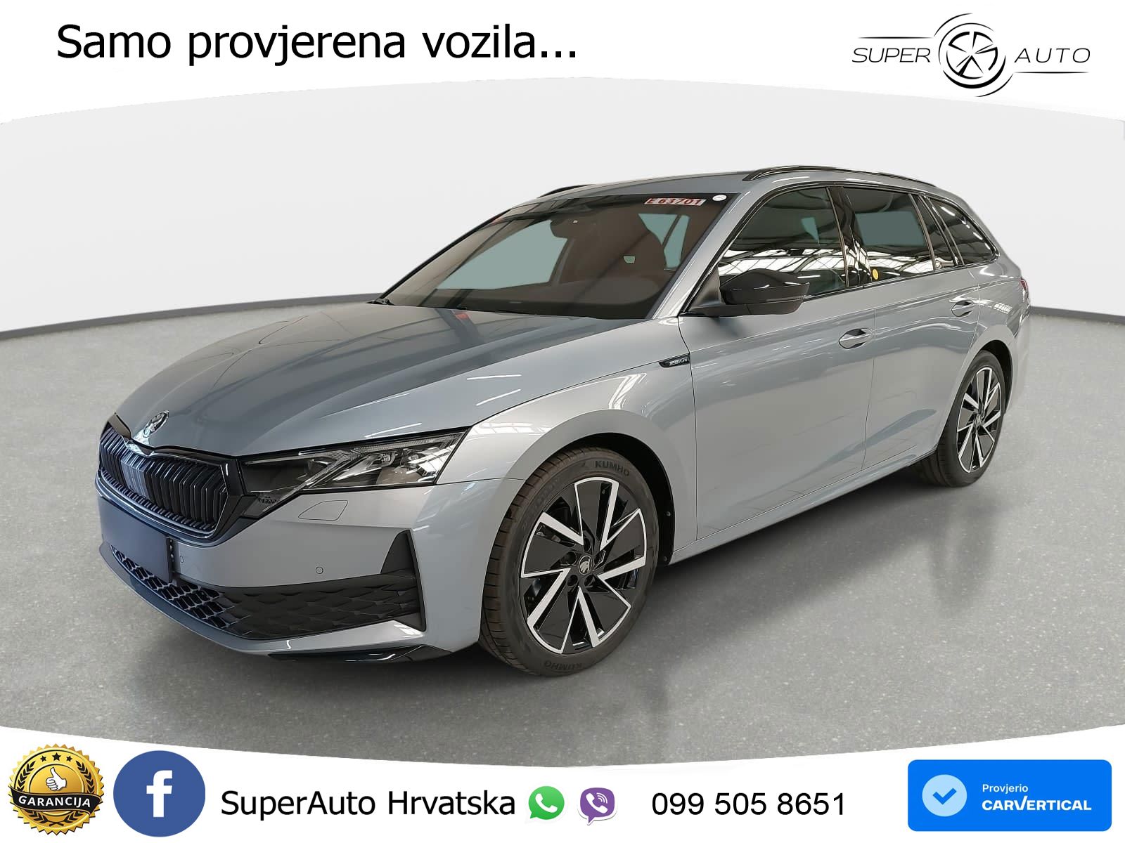Škoda Octavia Combi 2.0 TDI (150 KS) DSG SportLine LED+GR SJED+ACC