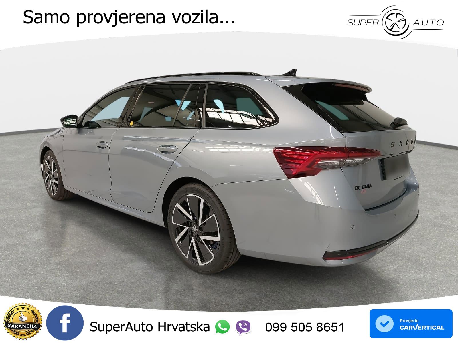 Škoda Octavia Combi 2.0 TDI (150 KS) DSG SportLine LED+GR SJED+ACC