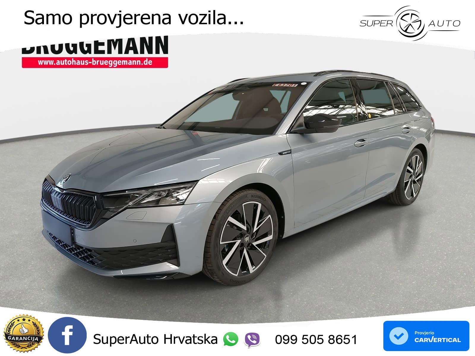 Škoda Octavia Combi 2.0 TDI (150 KS) DSG SportLine LED+GR SJED+ACC