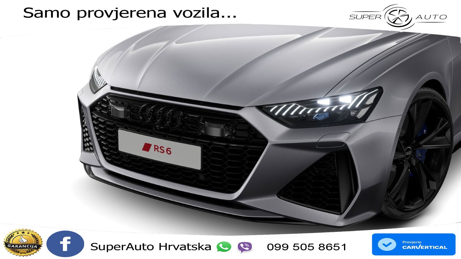 Audi RS6 Avant 4.0 TFSI V8 (600 KS) quattro Tiptronic LED+GR SJED+ACC