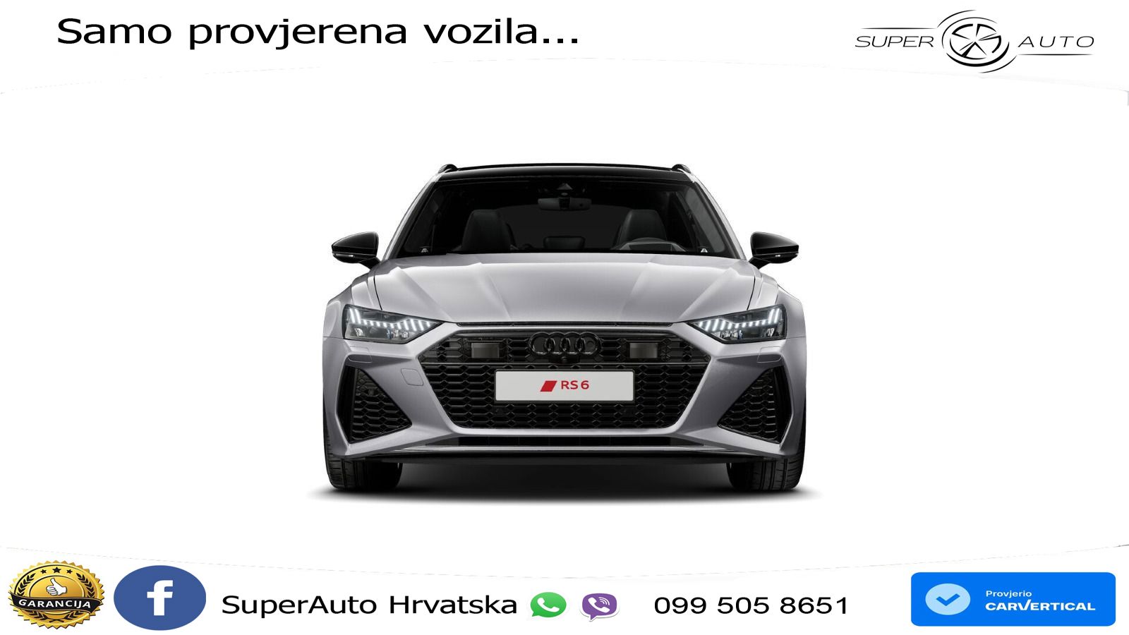 Audi RS6 Avant 4.0 TFSI V8 (600 KS) quattro Tiptronic LED+GR SJED+ACC