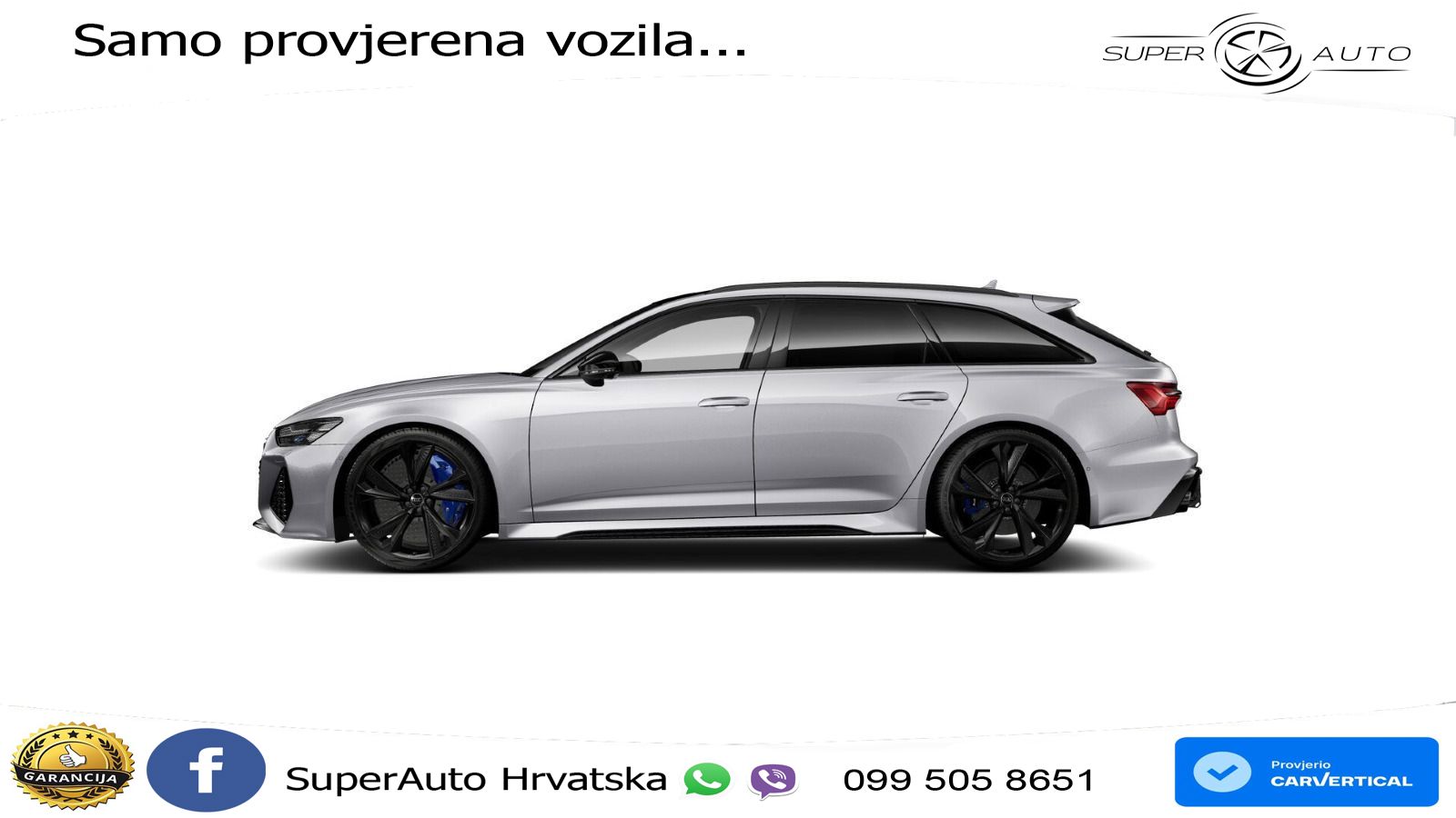 Audi RS6 Avant 4.0 TFSI V8 (600 KS) quattro Tiptronic LED+GR SJED+ACC