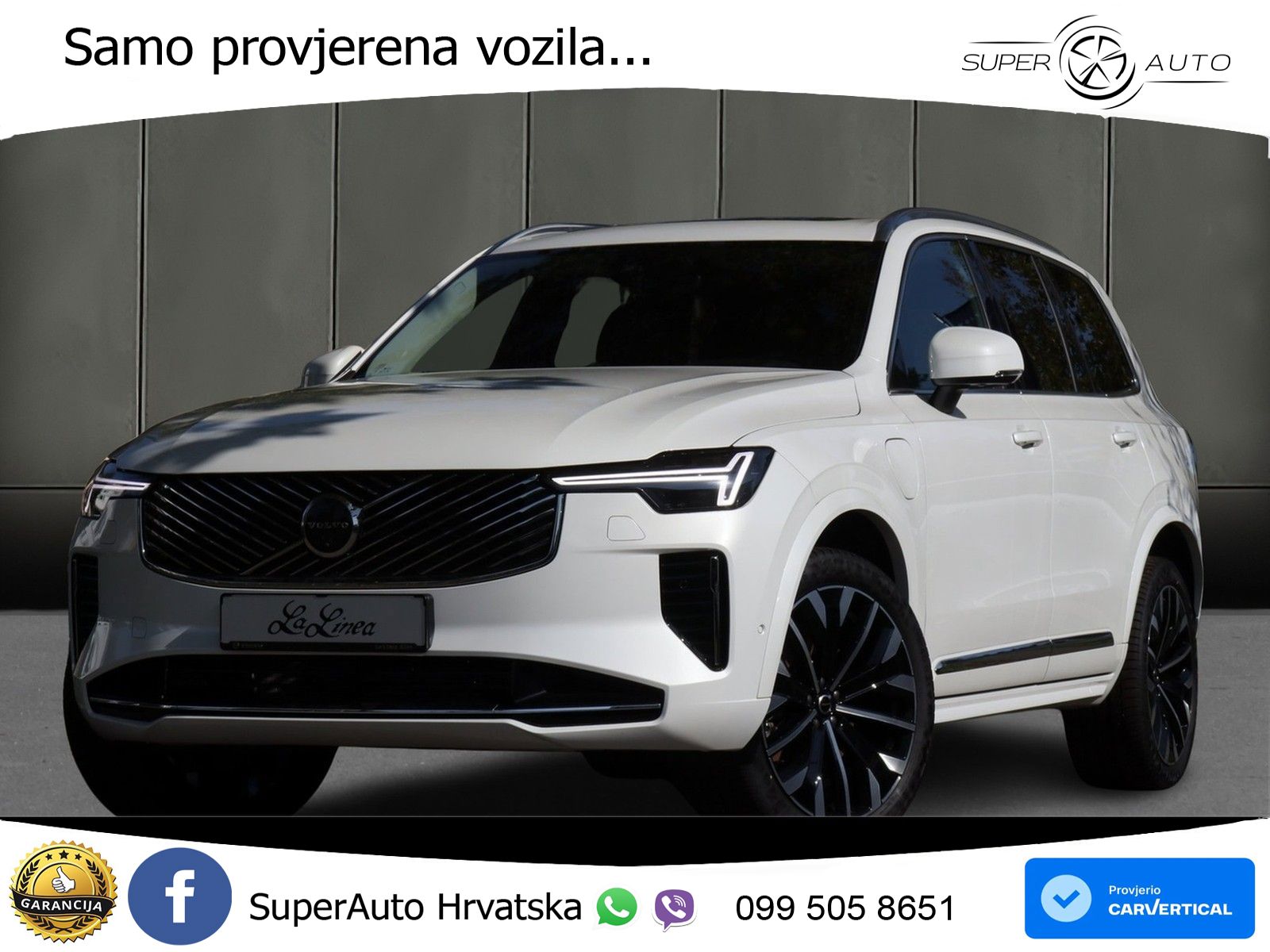Volvo XC90 2.0 T8 AWD Automatic ZRAČNI+ACC+GR SJED+KAM+PANO