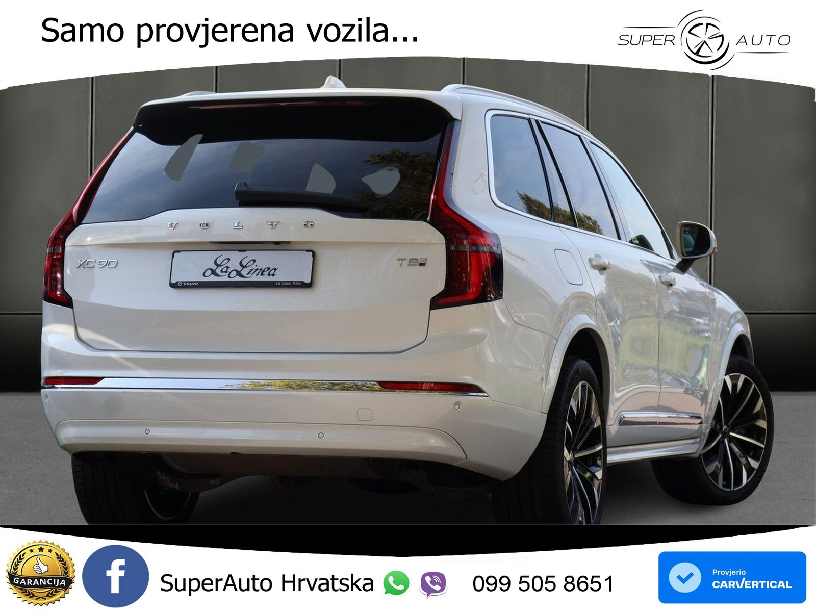 Volvo XC90 2.0 T8 AWD Automatic ZRAČNI+ACC+GR SJED+KAM+PANO