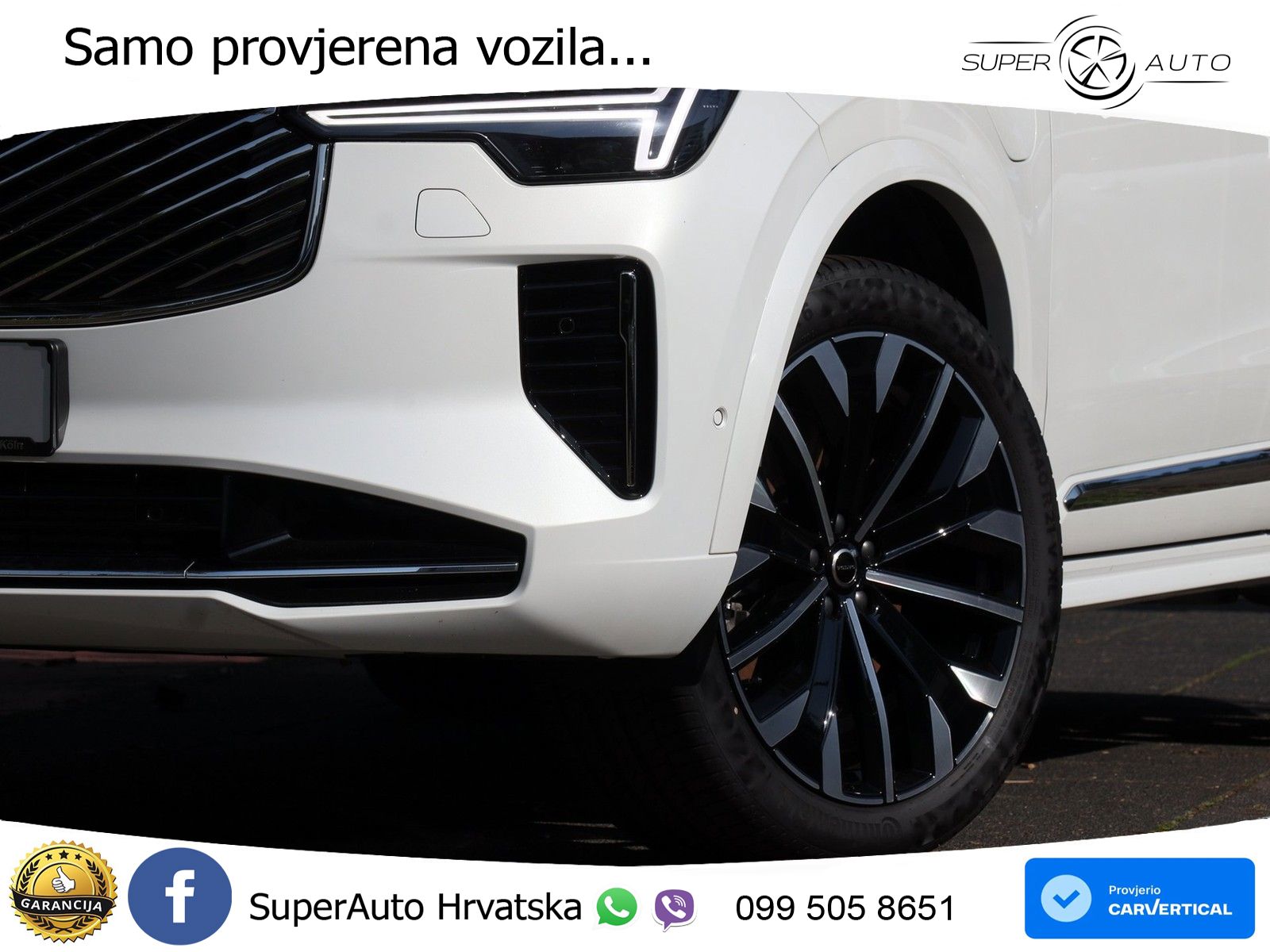 Volvo XC90 2.0 T8 AWD Automatic ZRAČNI+ACC+GR SJED+KAM+PANO