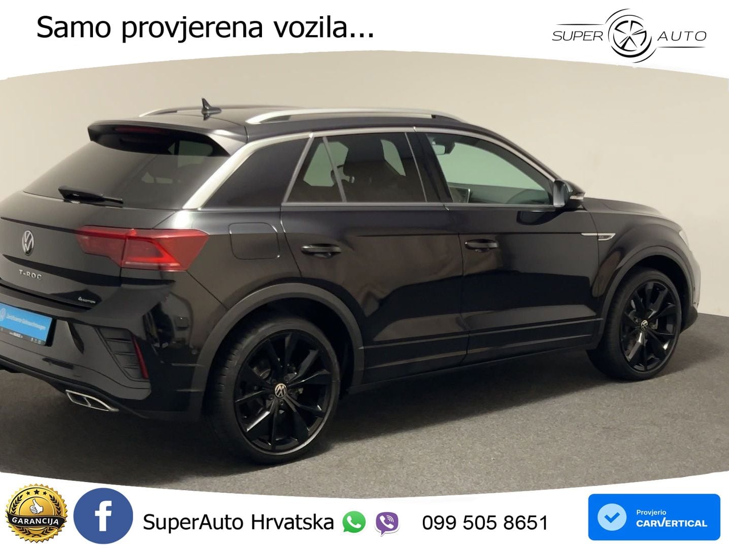 Volkswagen T-Roc 2.0 TSI (190 KS) 4M DSG R-Line LED+GR SJED+ACC