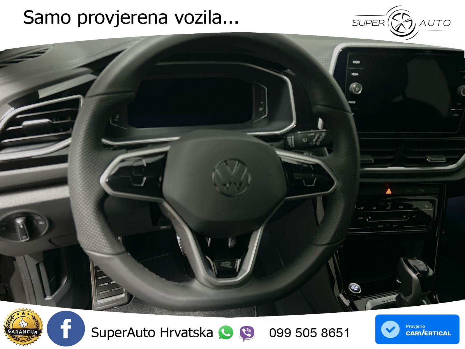 Volkswagen T-Roc 2.0 TSI (190 KS) 4M DSG R-Line LED+GR SJED+ACC