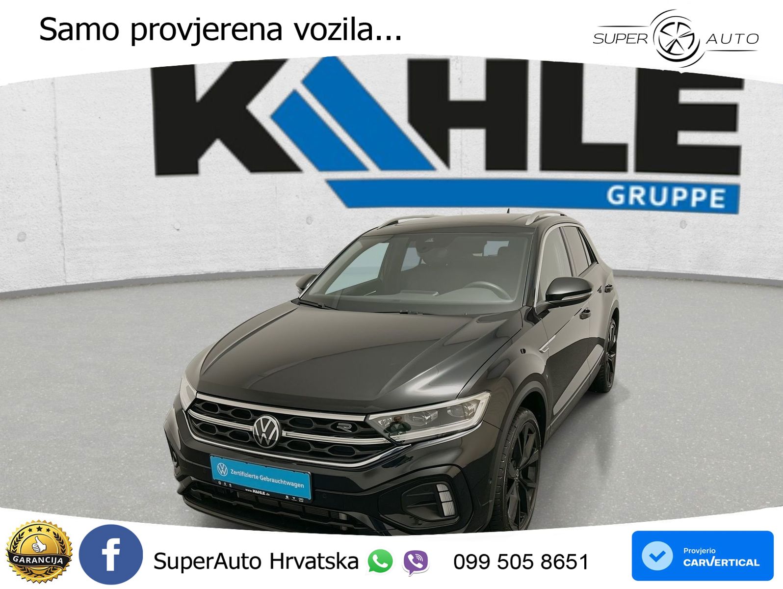 Volkswagen T-Roc 2.0 TSI (190 KS) 4M DSG R-Line LED+GR SJED+ACC