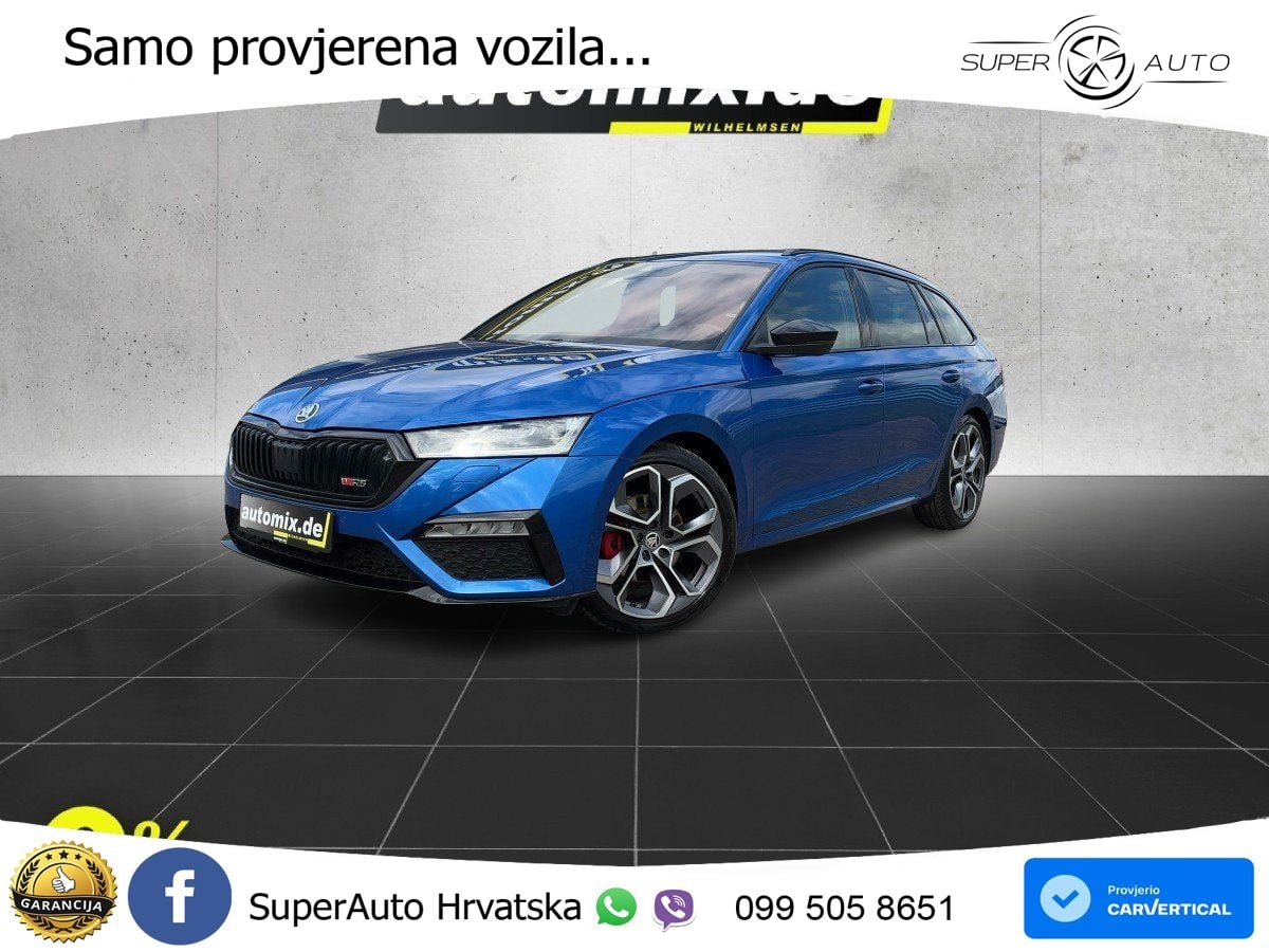 Škoda Octavia Combi RS 2.0 TDI (200 KS) DSG LED+GR SJED+ACC