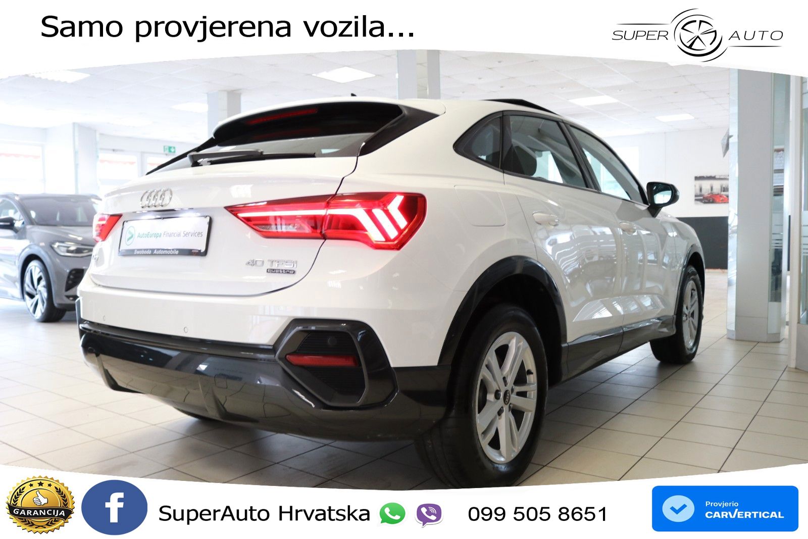 Audi Q3 Sportback 40 TFSI (190 KS) quattro S tronic LED+GR SJED+ACC