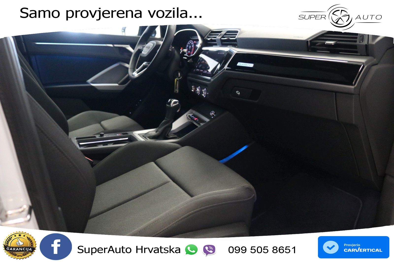 Audi Q3 Sportback 40 TFSI (190 KS) quattro S tronic LED+GR SJED+ACC