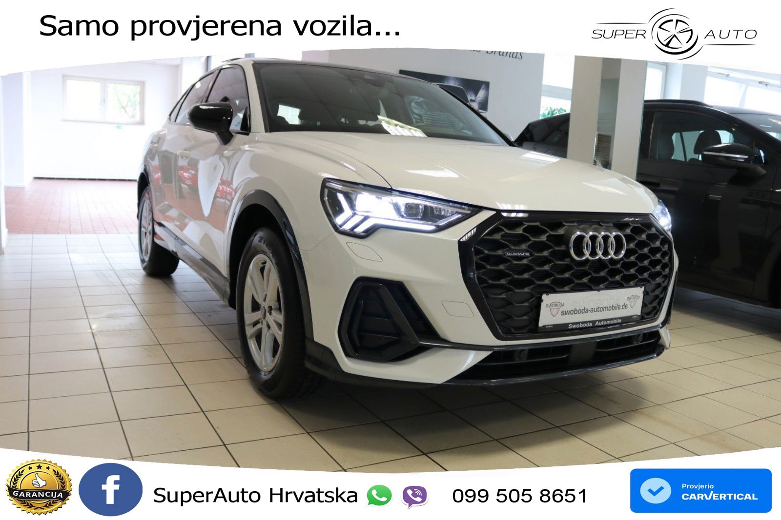 Audi Q3 Sportback 40 TFSI (190 KS) quattro S tronic LED+GR SJED+ACC