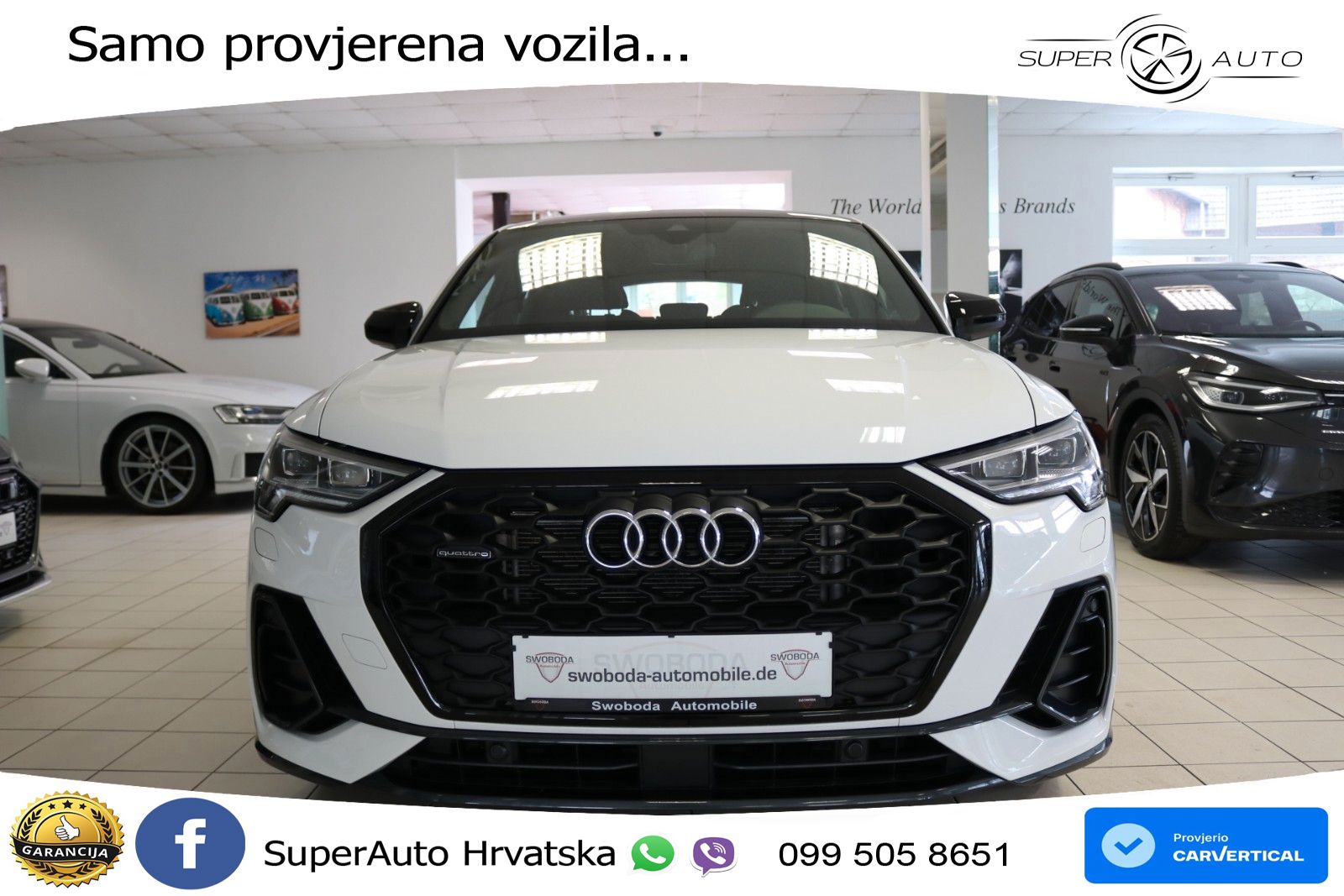 Audi Q3 Sportback 40 TFSI (190 KS) quattro S tronic LED+GR SJED+ACC