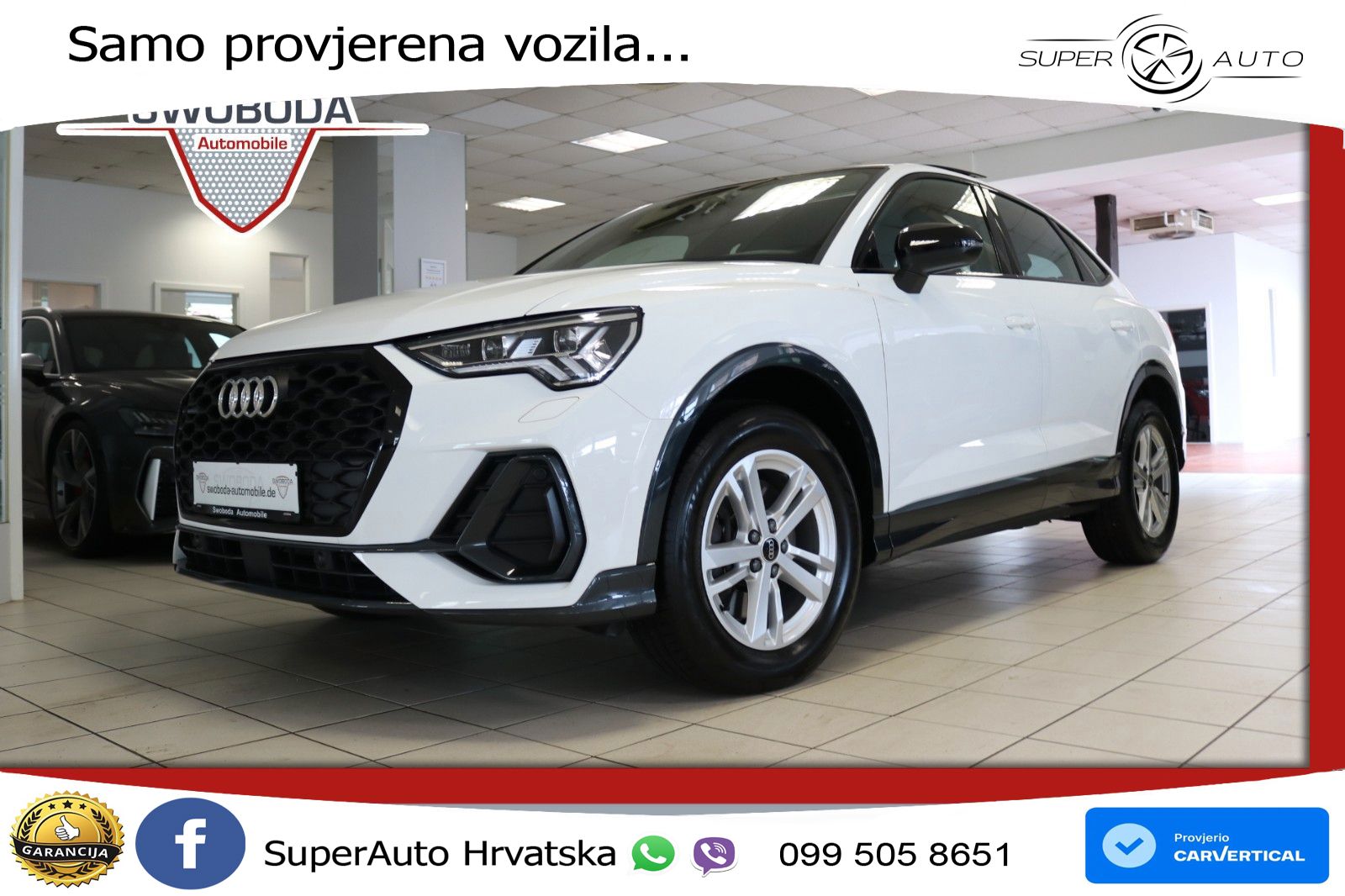 Audi Q3 Sportback 40 TFSI (190 KS) quattro S tronic LED+GR SJED+ACC