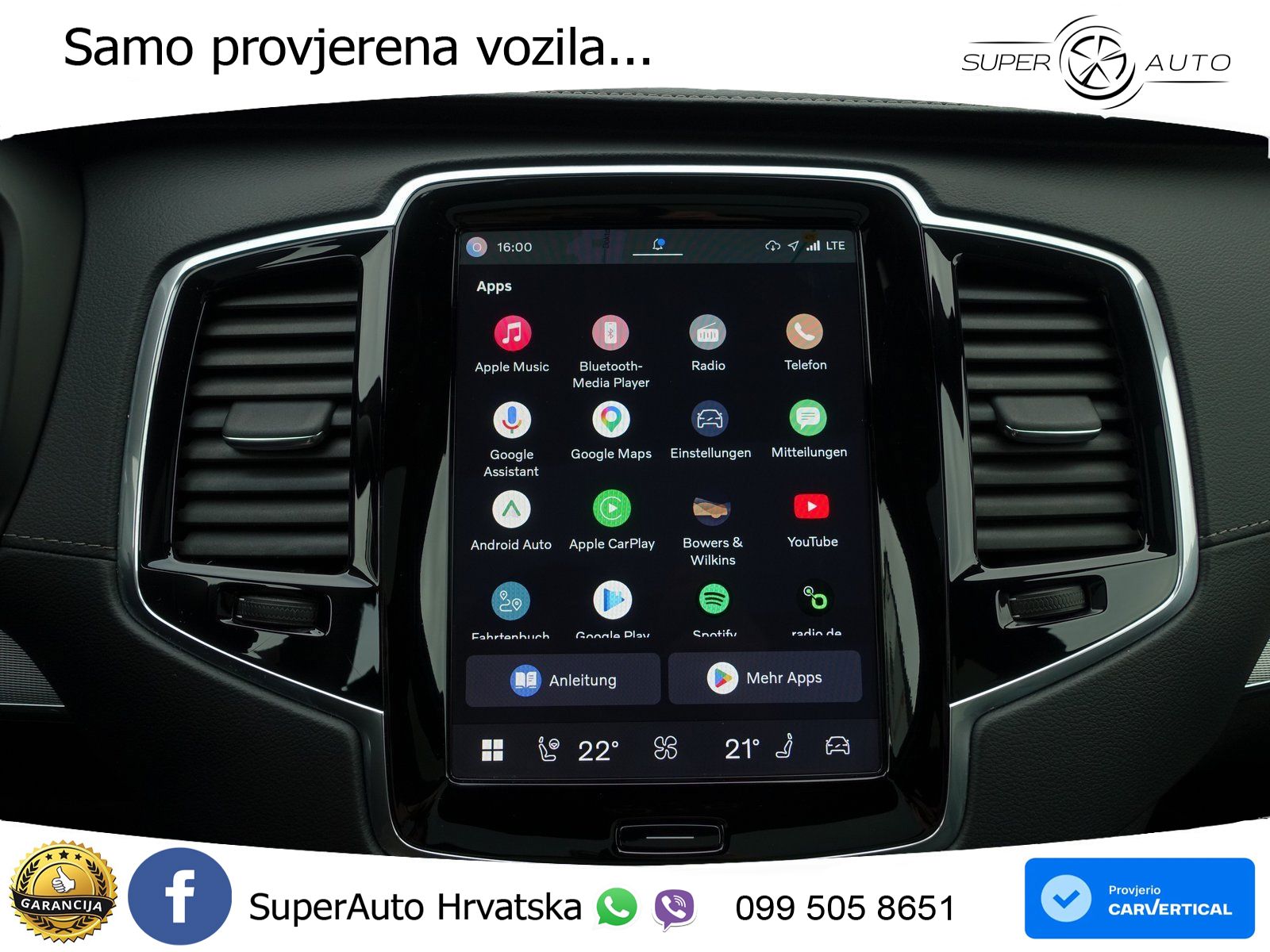 Volvo XC90 2.0 T8 AWD Automatic ACC+HEAD+4xGR SJED+360+PANO