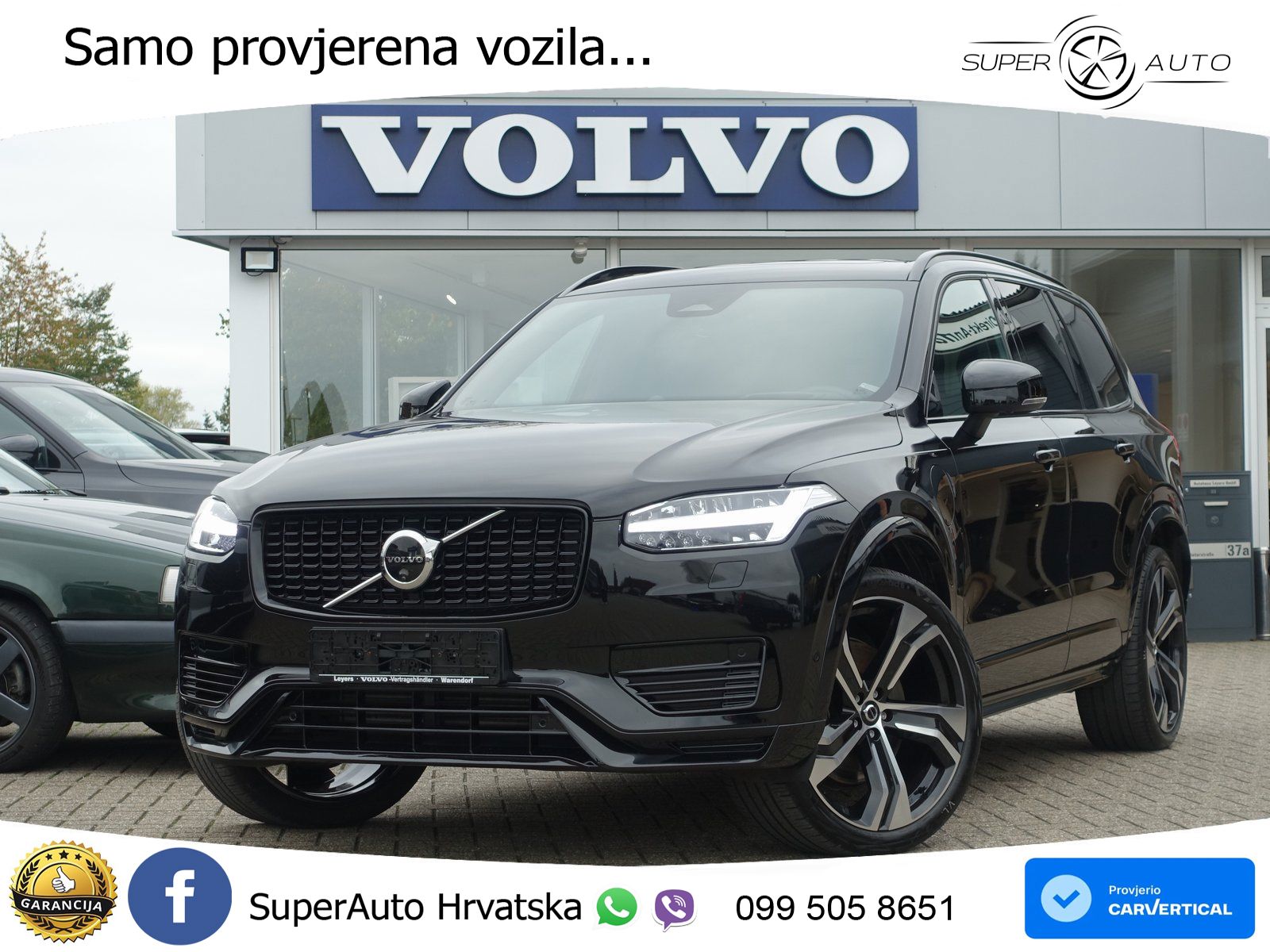 Volvo XC90 2.0 T8 AWD Automatic ACC+HEAD+4xGR SJED+360+PANO