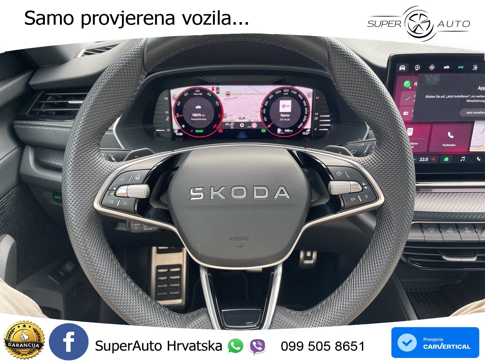 Škoda Octavia Combi 1.5 TSI (150 KS) DSG SportLine LED+GR SJED+ACC
