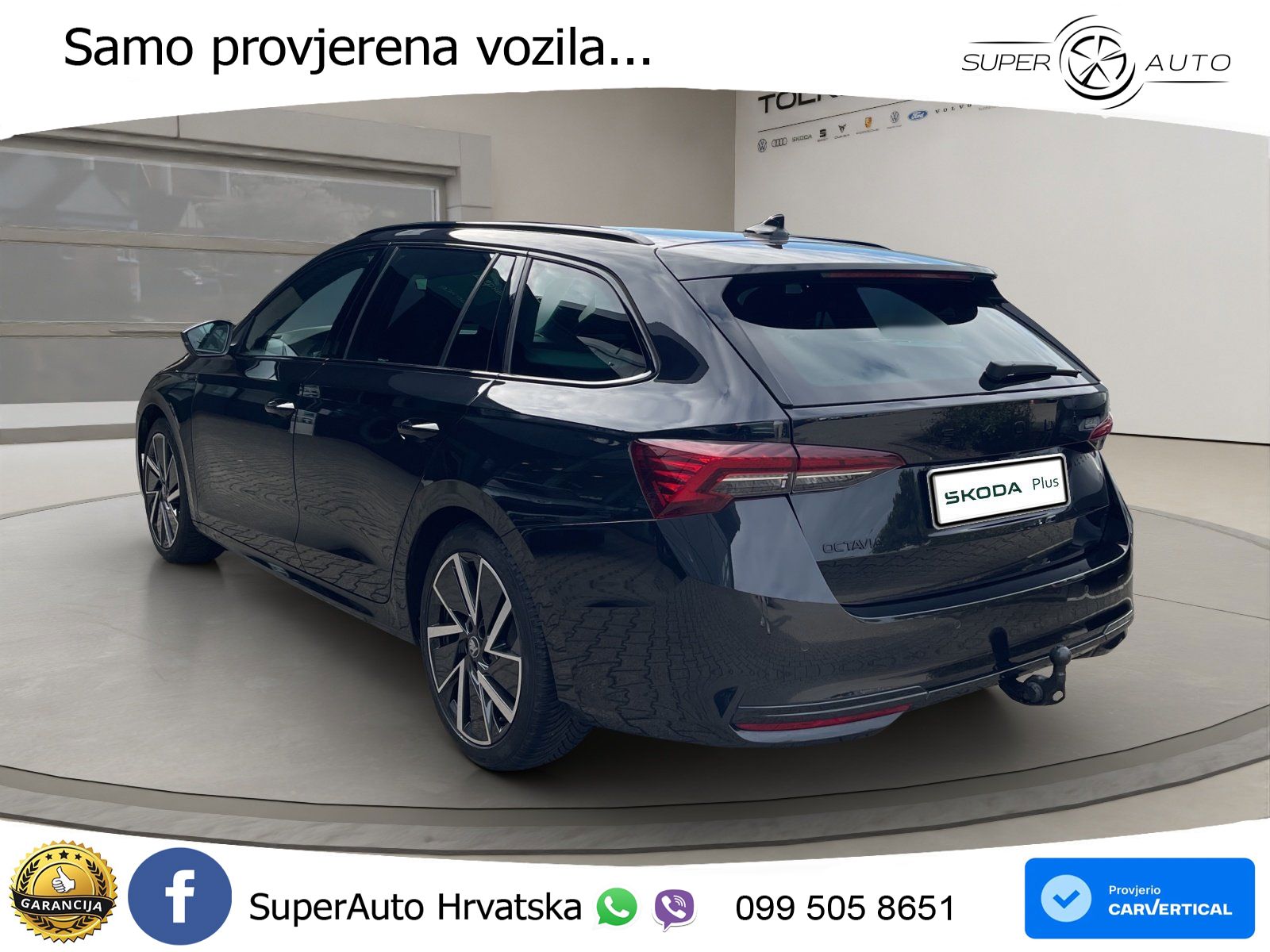 Škoda Octavia Combi 1.5 TSI (150 KS) DSG SportLine LED+GR SJED+ACC