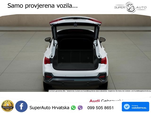 Audi Q3 Sportback 40 TDI (193 KS) quattro S tronic LED+GR SJED+ACC
