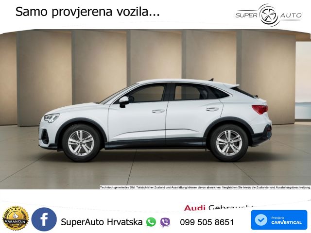 Audi Q3 Sportback 40 TDI (193 KS) quattro S tronic LED+GR SJED+ACC