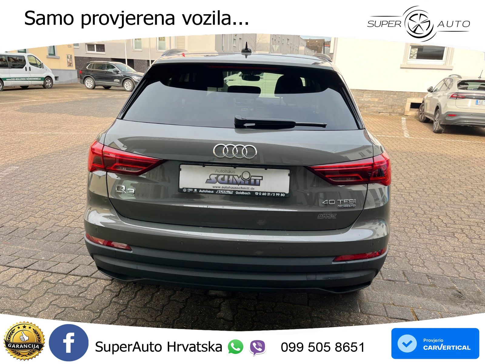 Audi Q3 40 TFSI (190 KS) quattro S tronic LED+GR SJED+ACC