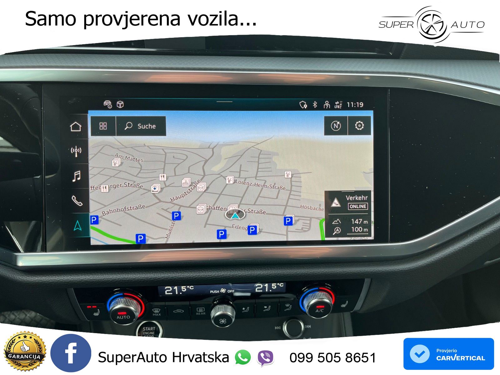 Audi Q3 40 TFSI (190 KS) quattro S tronic LED+GR SJED+ACC