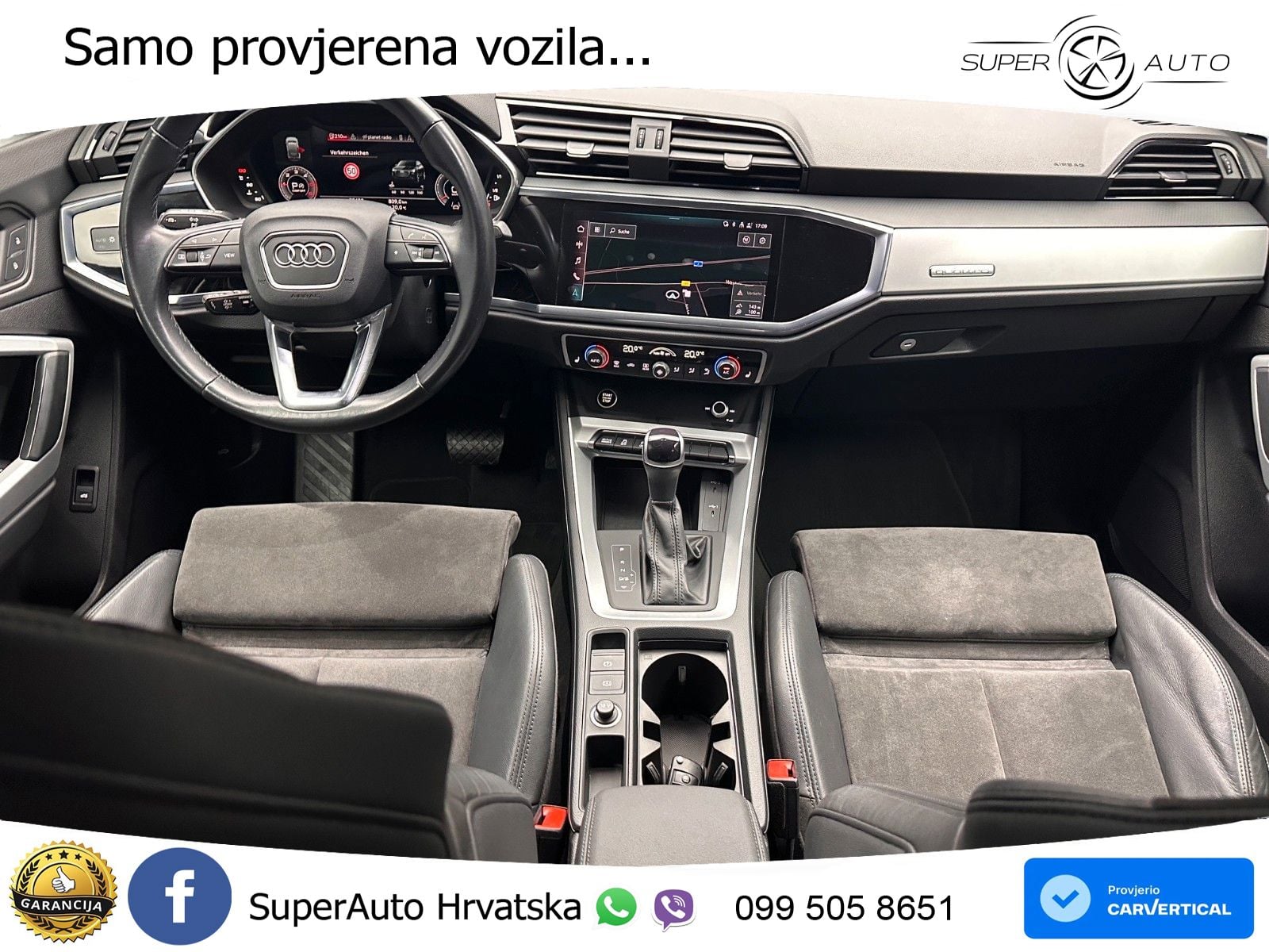 Audi Q3 Sportback 40 TDI (200 KS) quattro S tronic S line LED+GR SJED+ACC