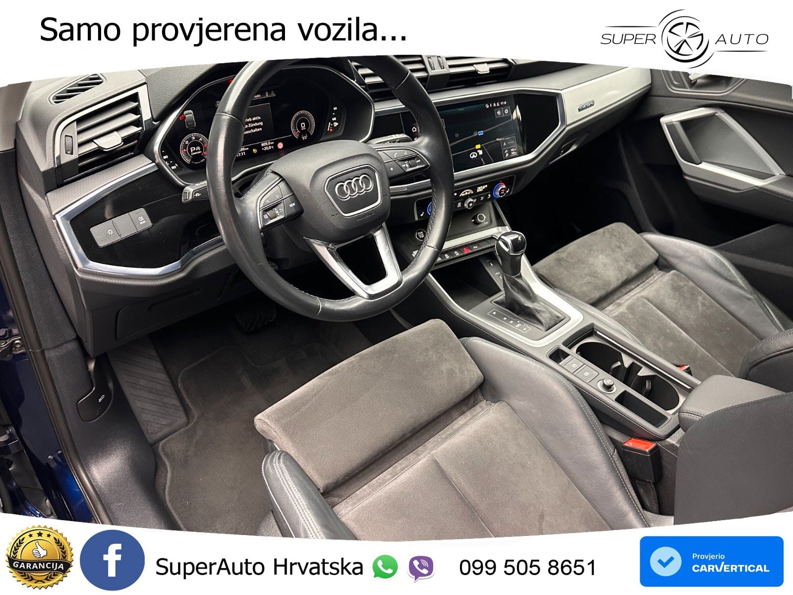 Audi Q3 Sportback 40 TDI (200 KS) quattro S tronic S line LED+GR SJED+ACC