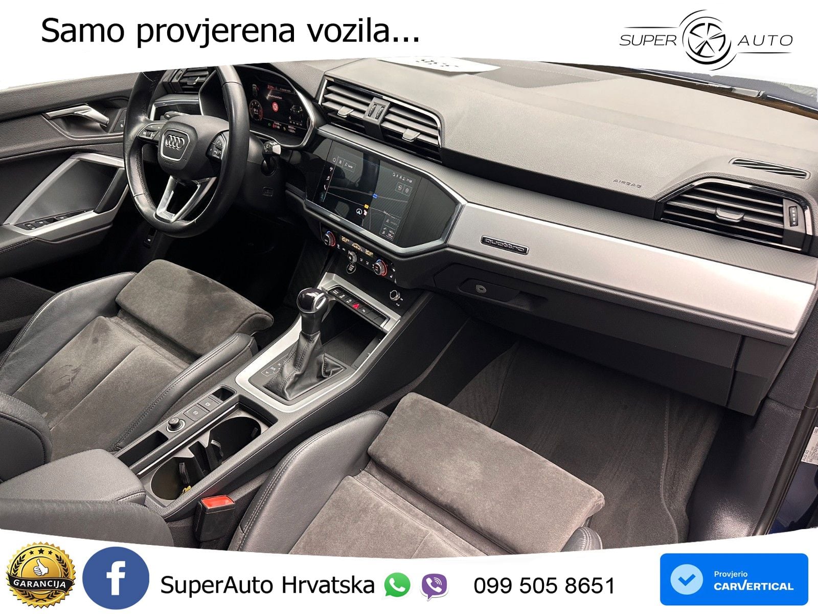Audi Q3 Sportback 40 TDI (200 KS) quattro S tronic S line LED+GR SJED+ACC