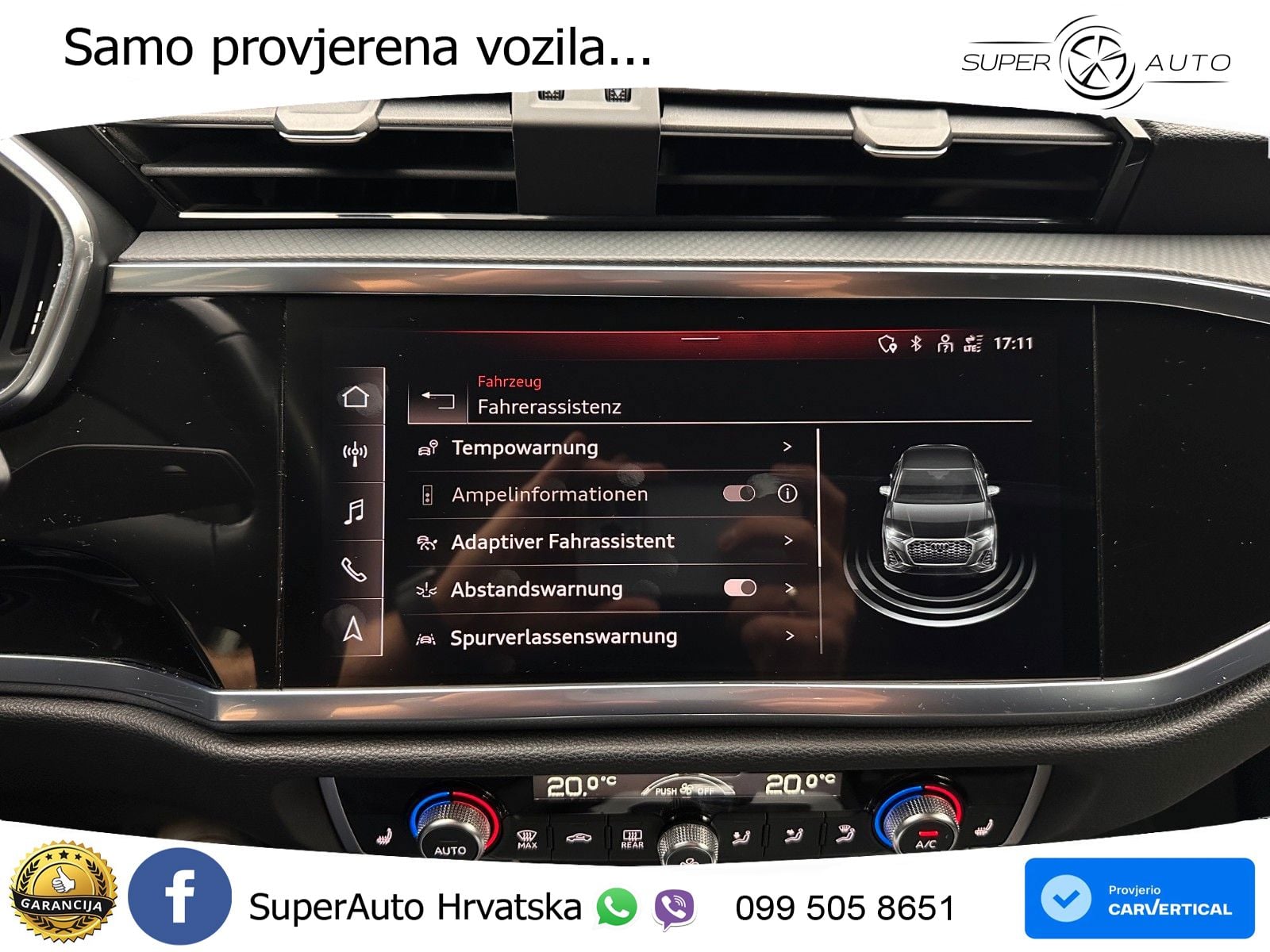 Audi Q3 Sportback 40 TDI (200 KS) quattro S tronic S line LED+GR SJED+ACC