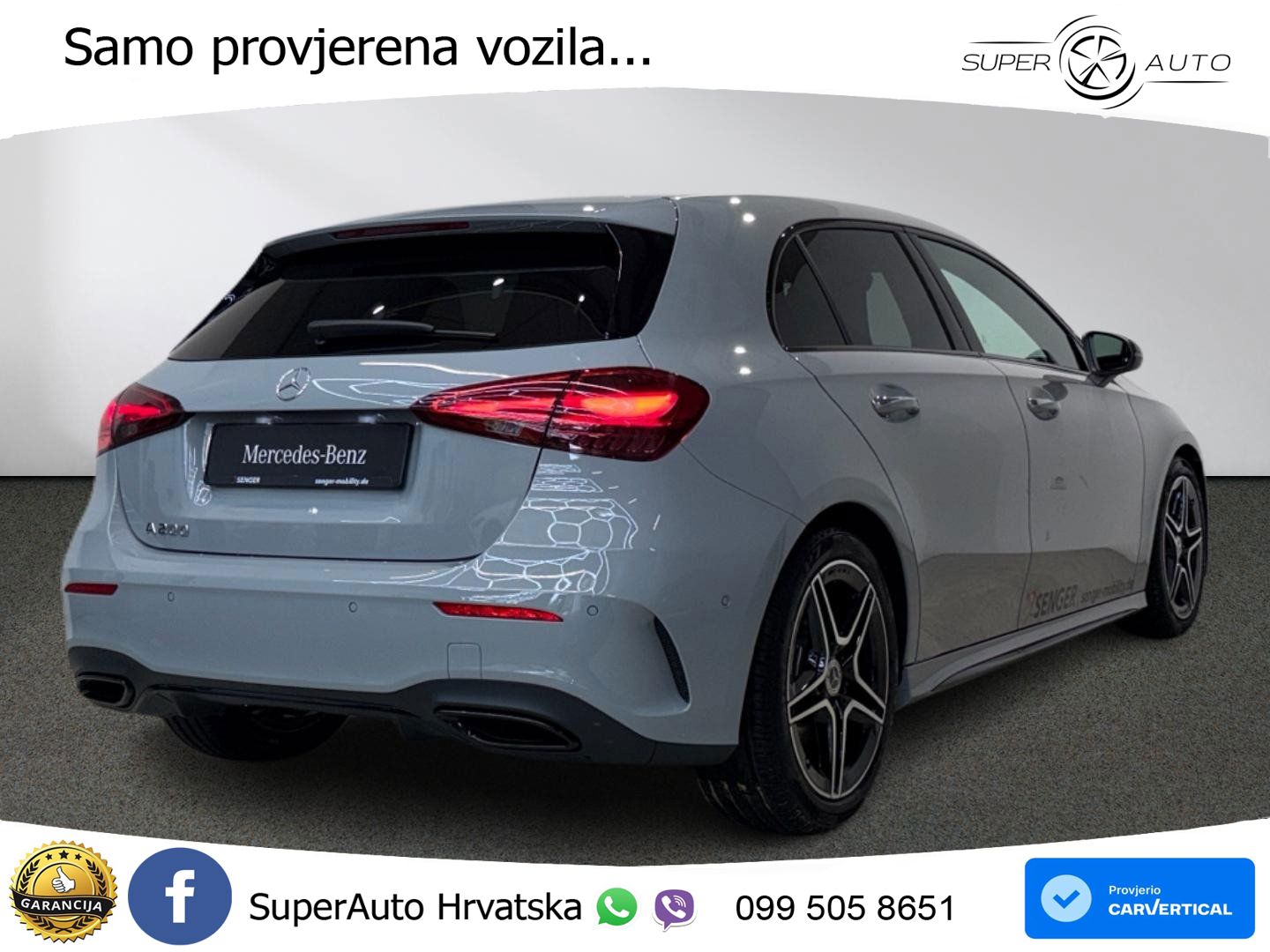 Mercedes-Benz A 200 7G-DCT AMG LED+GR SJED+ACC