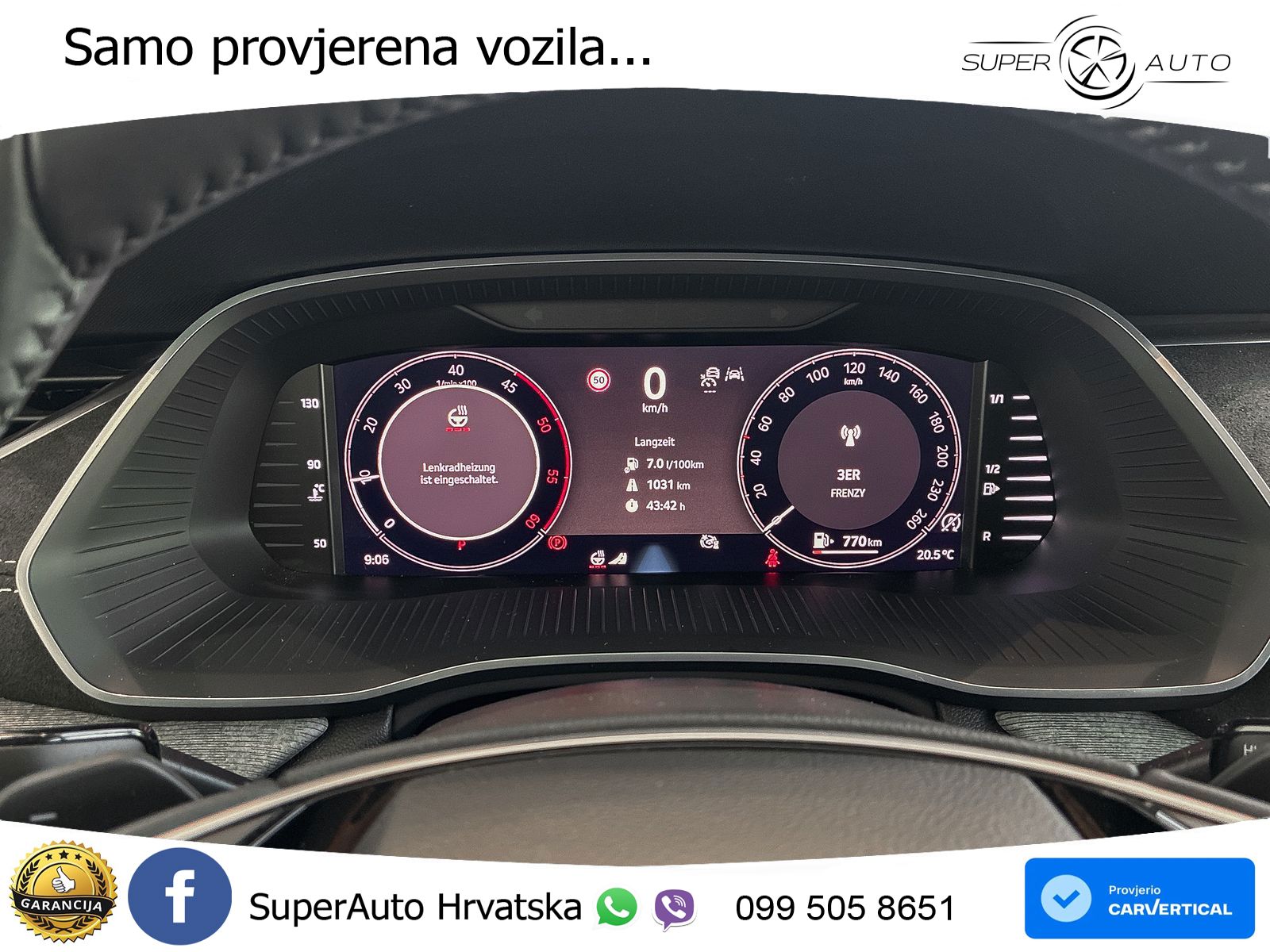 Škoda Octavia Combi 2.0 TDI (150 KS) DSG Selection LED+GR SJED+ACC