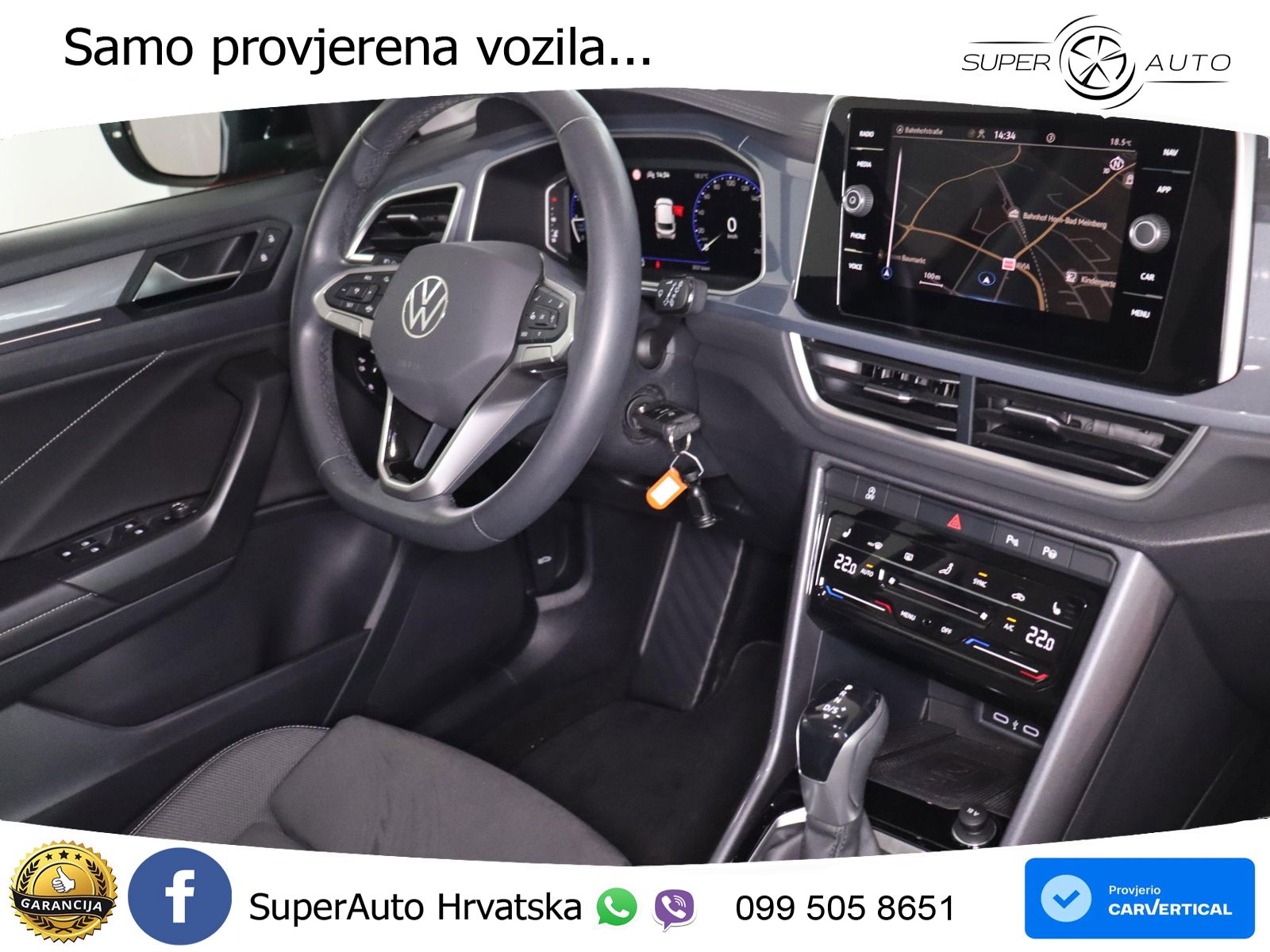 Volkswagen T-Roc 1.5 TSI (150 KS) DSG LED+GR SJED+ACC