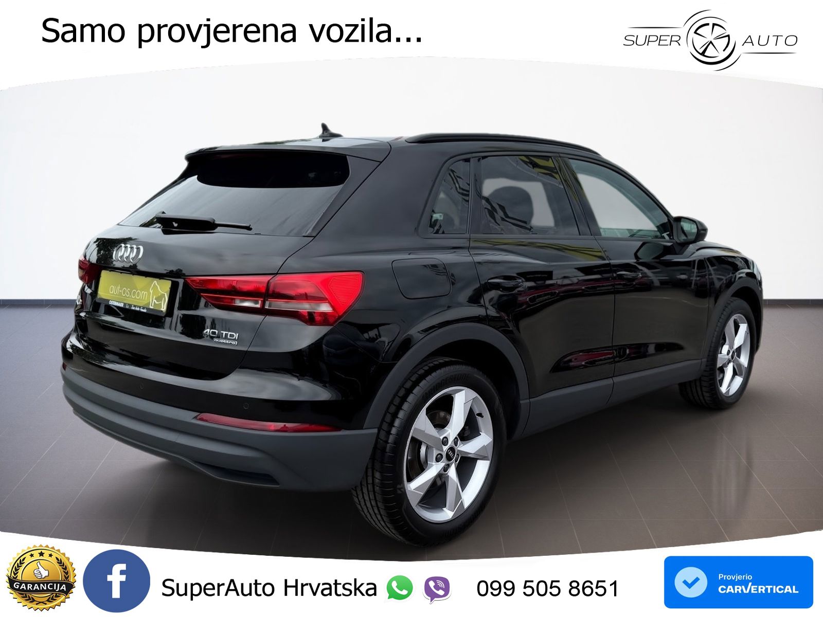 Audi Q3 40 TDI (193 KS) quattro S tronic LED+GR SJED+ACC