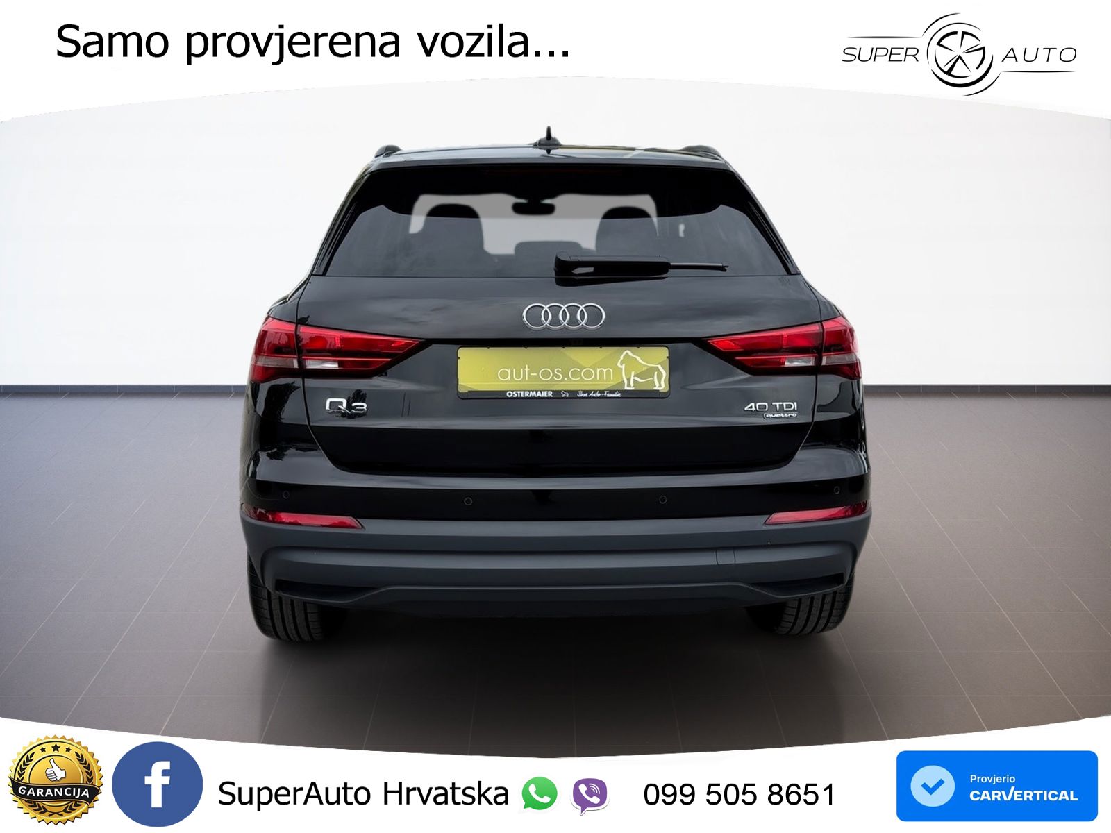 Audi Q3 40 TDI (193 KS) quattro S tronic LED+GR SJED+ACC