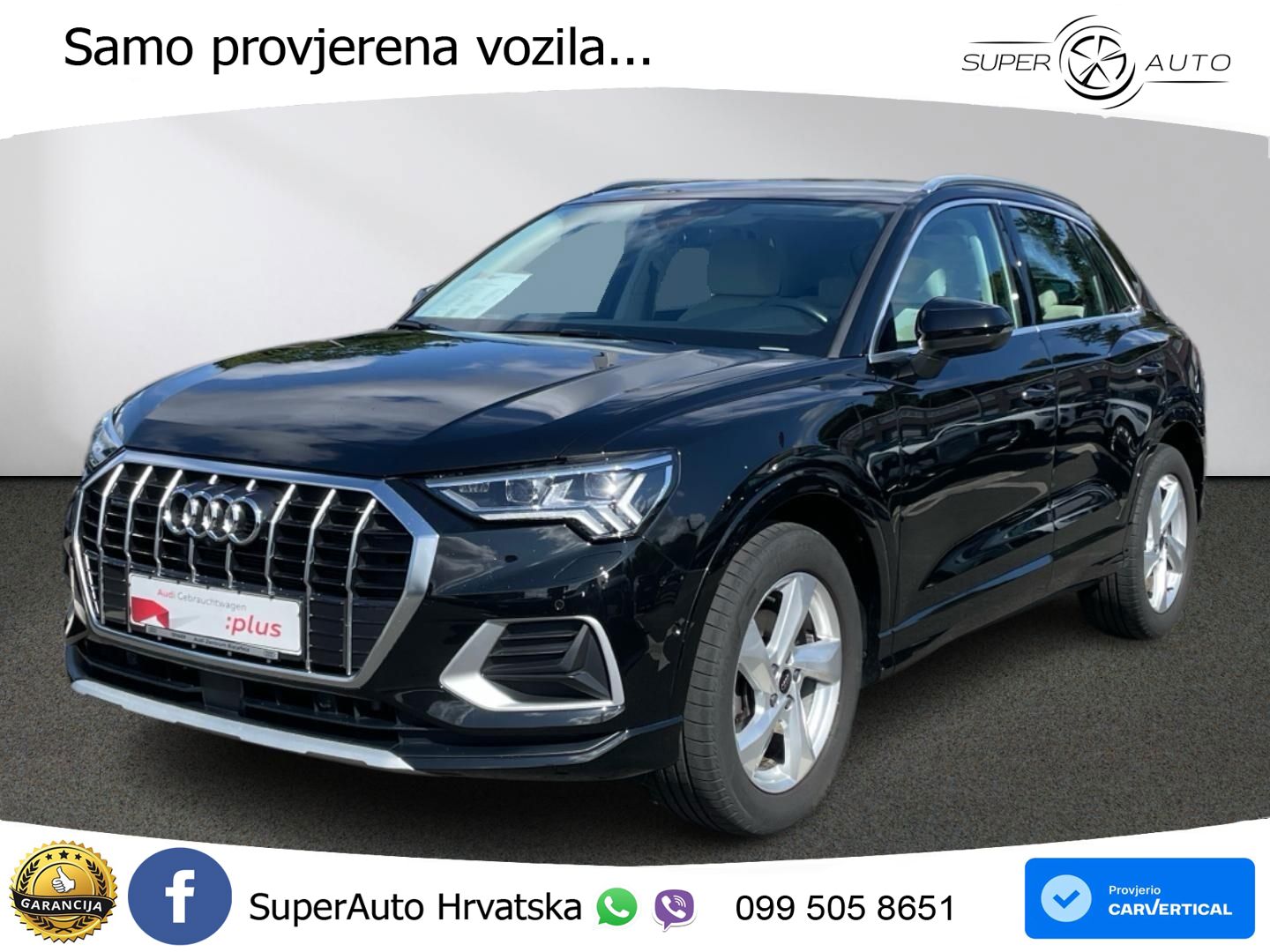 Audi Q3 35 TDI (150 KS) quattro S tronic advanced LED+GR SJED+ACC