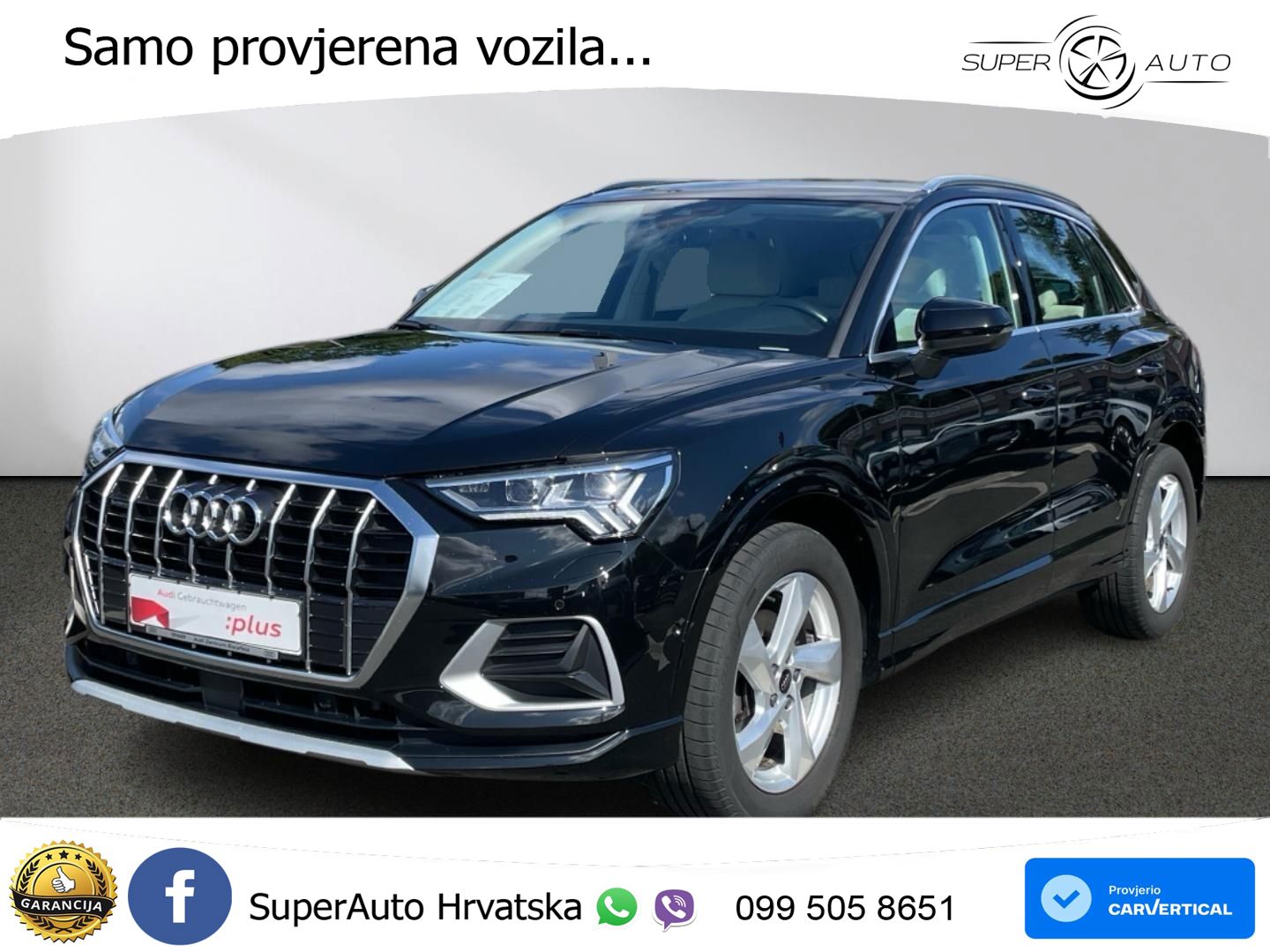 Audi Q3 35 TDI (150 KS) quattro S tronic advanced LED+GR SJED+ACC