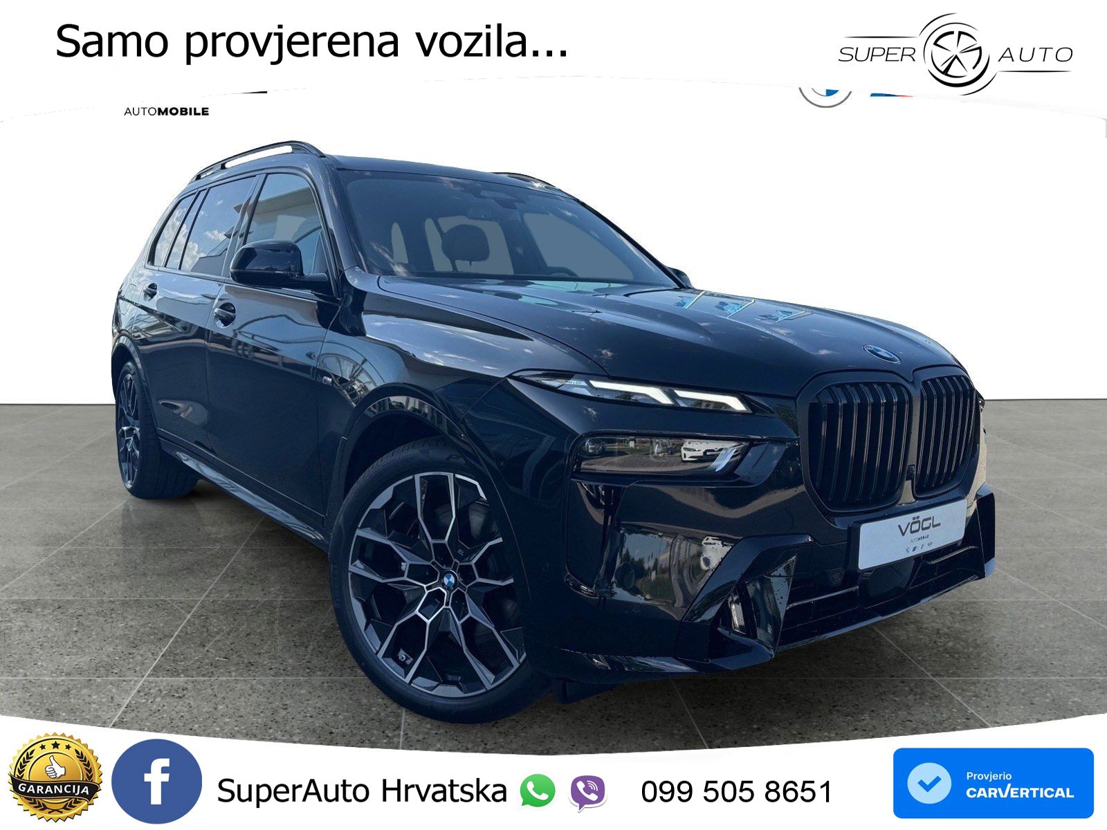 BMW X7 40i (381 KS) xDrive Steptronic M Sport ZRAČNI+ACC+GR SJED+KAM+PANO