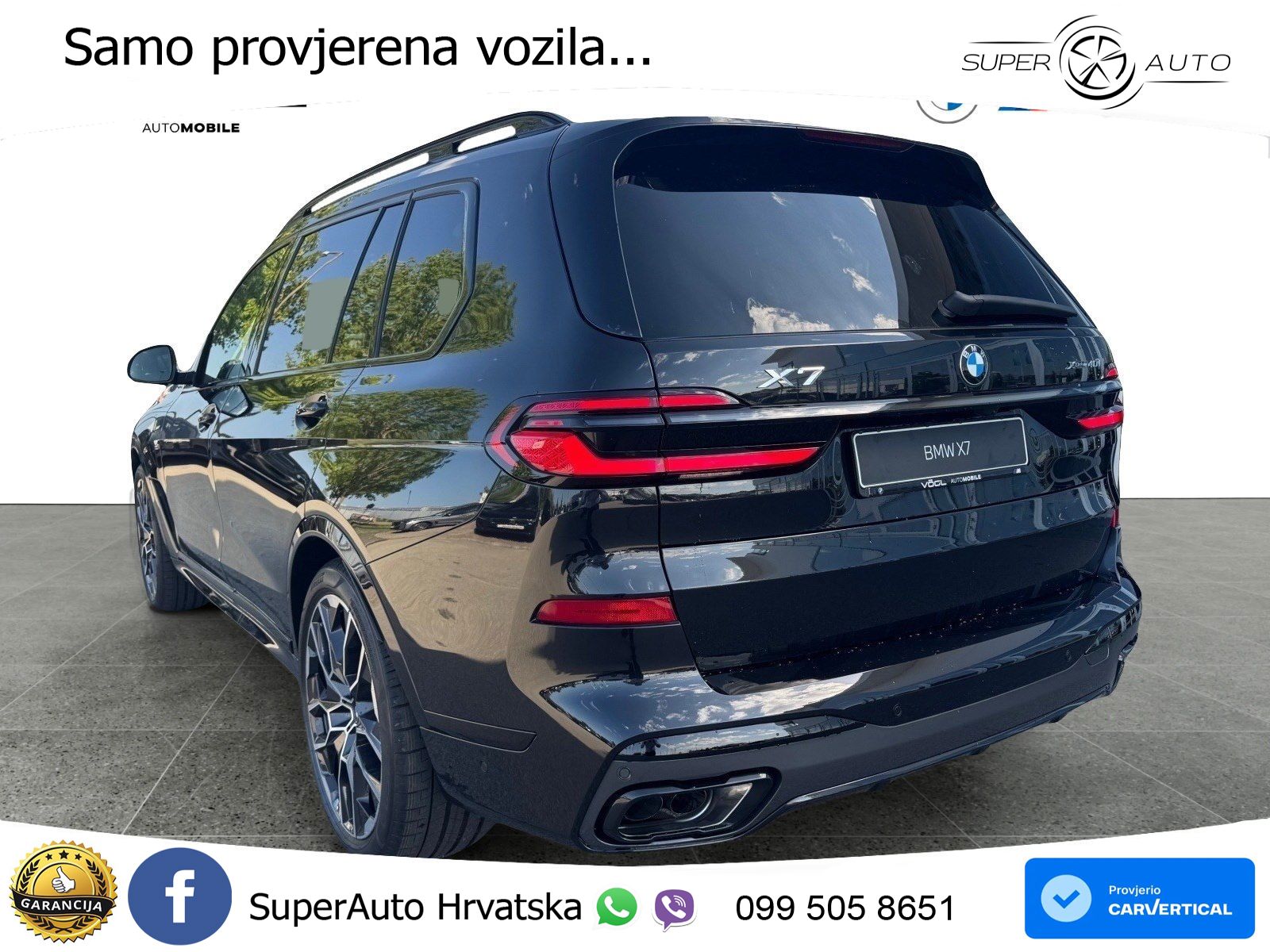BMW X7 40i (381 KS) xDrive Steptronic M Sport ZRAČNI+ACC+GR SJED+KAM+PANO