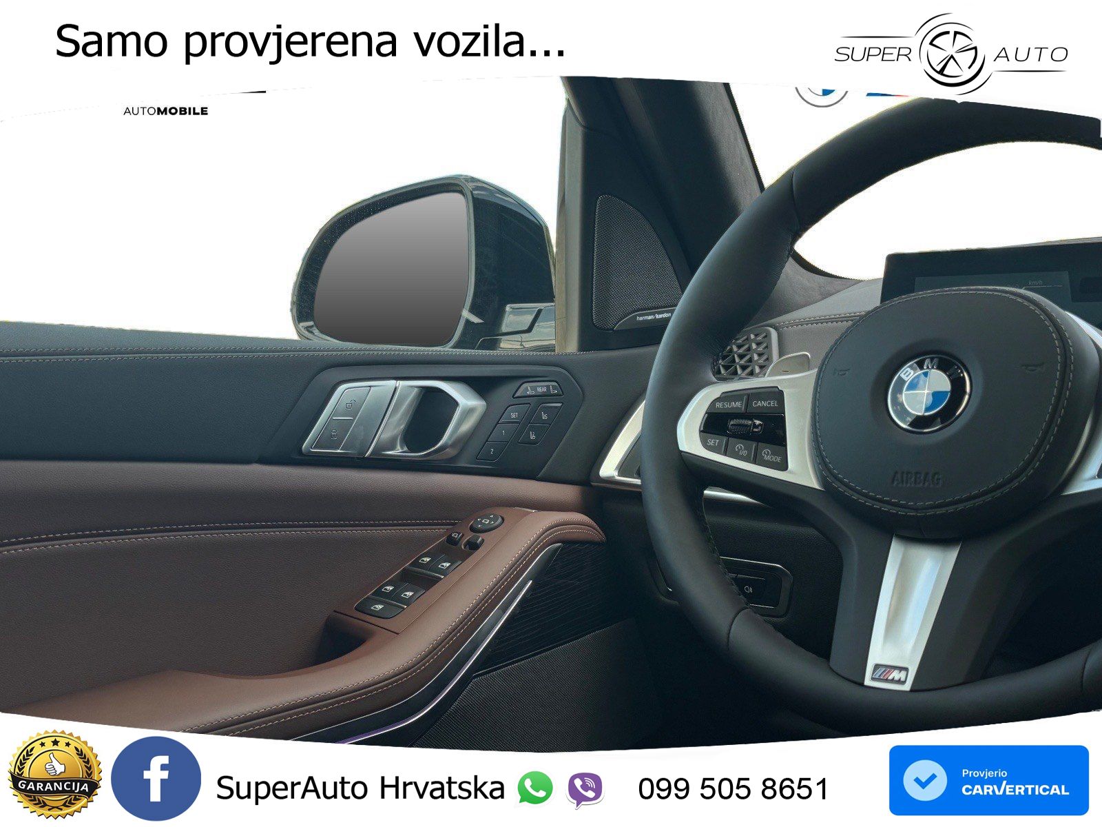 BMW X7 40i (381 KS) xDrive Steptronic M Sport ZRAČNI+ACC+GR SJED+KAM+PANO