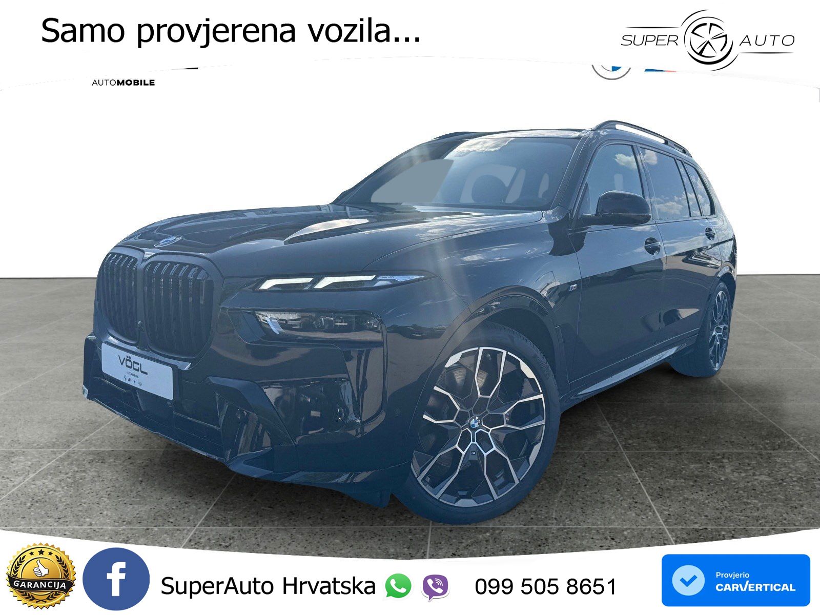 BMW X7 40i (381 KS) xDrive Steptronic M Sport ZRAČNI+ACC+GR SJED+KAM+PANO