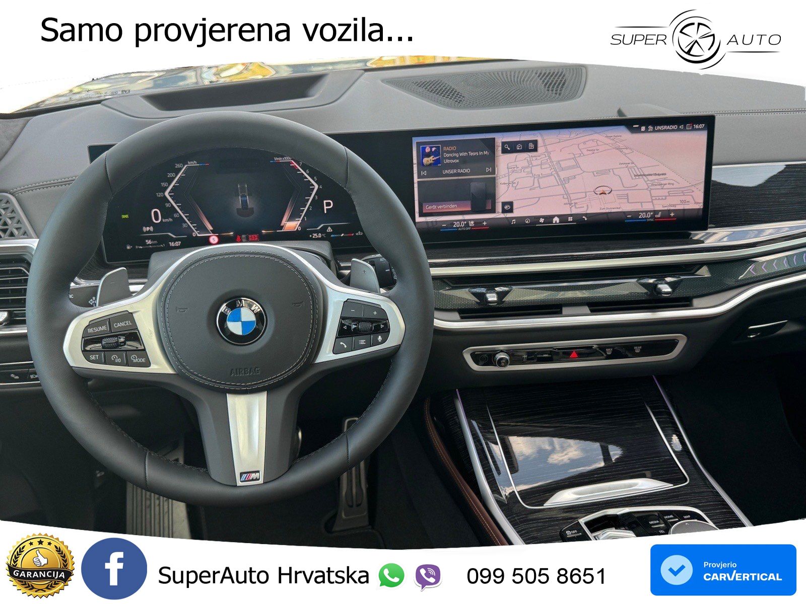 BMW X7 40i (381 KS) xDrive Steptronic M Sport ZRAČNI+ACC+GR SJED+KAM+PANO