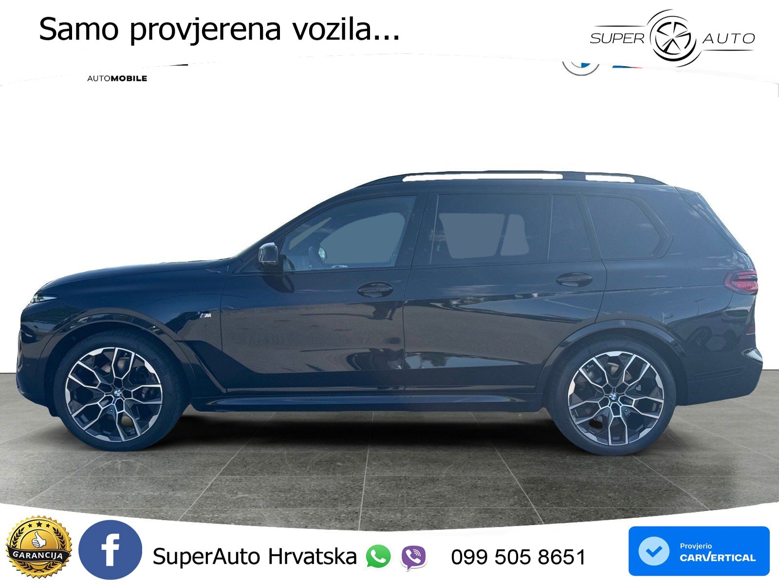 BMW X7 40i (381 KS) xDrive Steptronic M Sport ZRAČNI+ACC+GR SJED+KAM+PANO