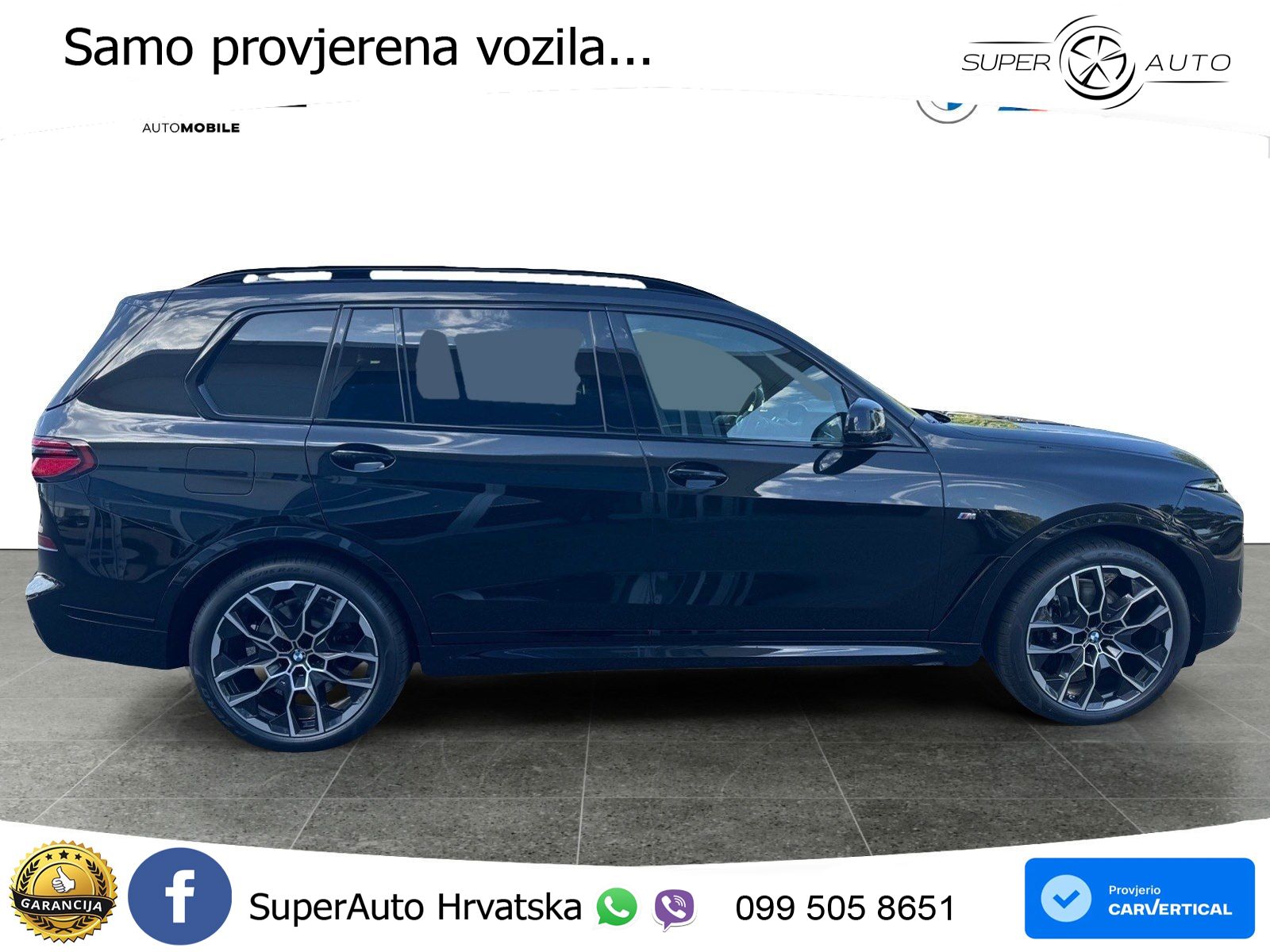 BMW X7 40i (381 KS) xDrive Steptronic M Sport ZRAČNI+ACC+GR SJED+KAM+PANO
