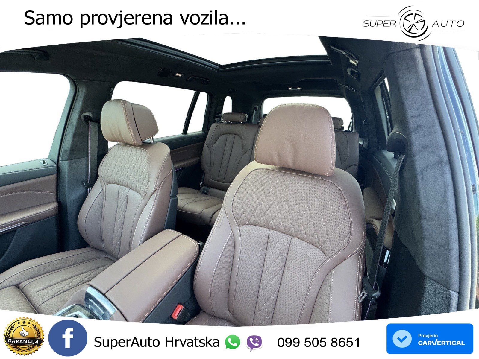 BMW X7 40i (381 KS) xDrive Steptronic M Sport ZRAČNI+ACC+GR SJED+KAM+PANO