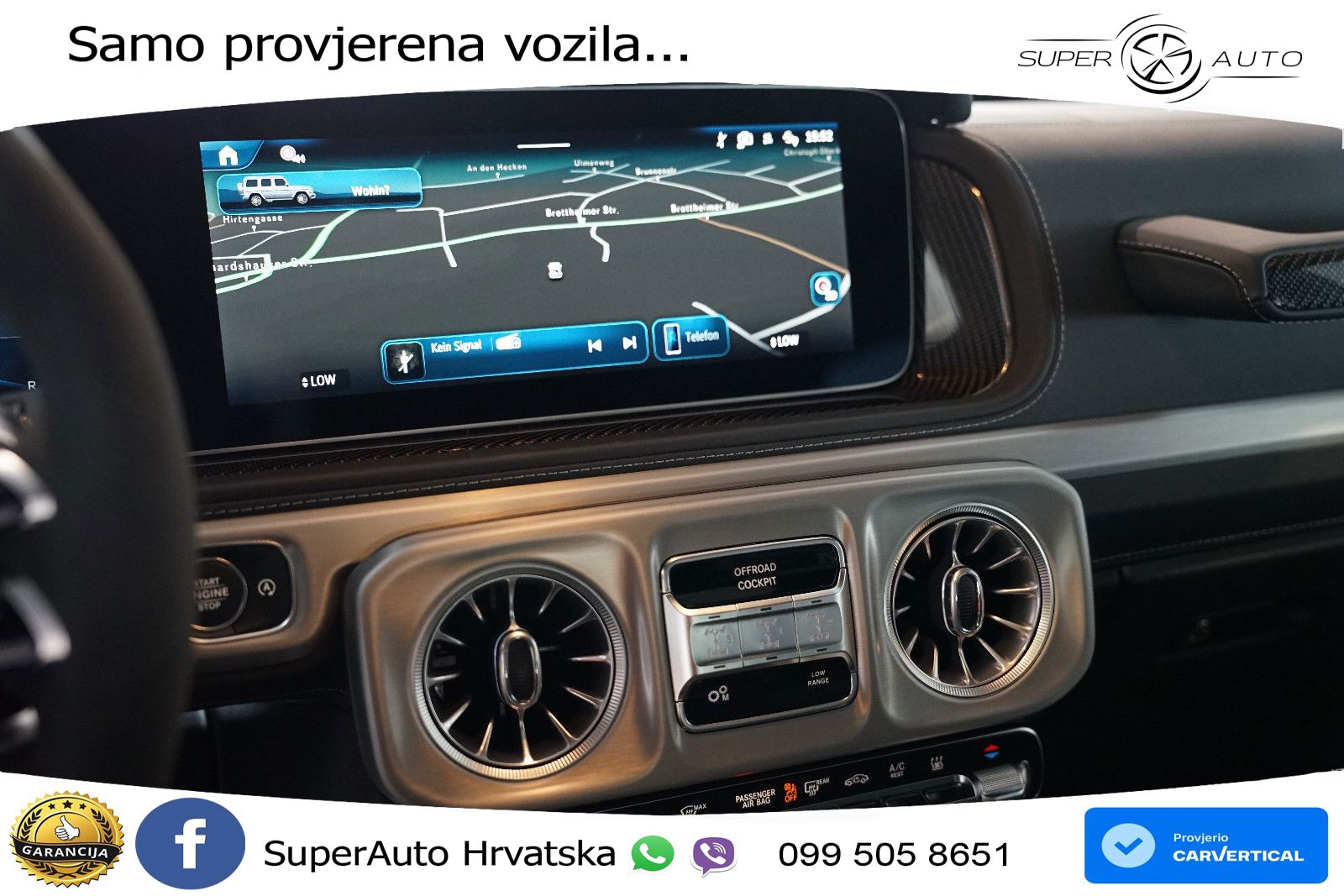 Mercedes AMG G 63 Long V8 (585 KS) 4MATIC 9G-TRONIC AMG SPEEDSHIFT TCT Superior LED+GR SJED+ACC