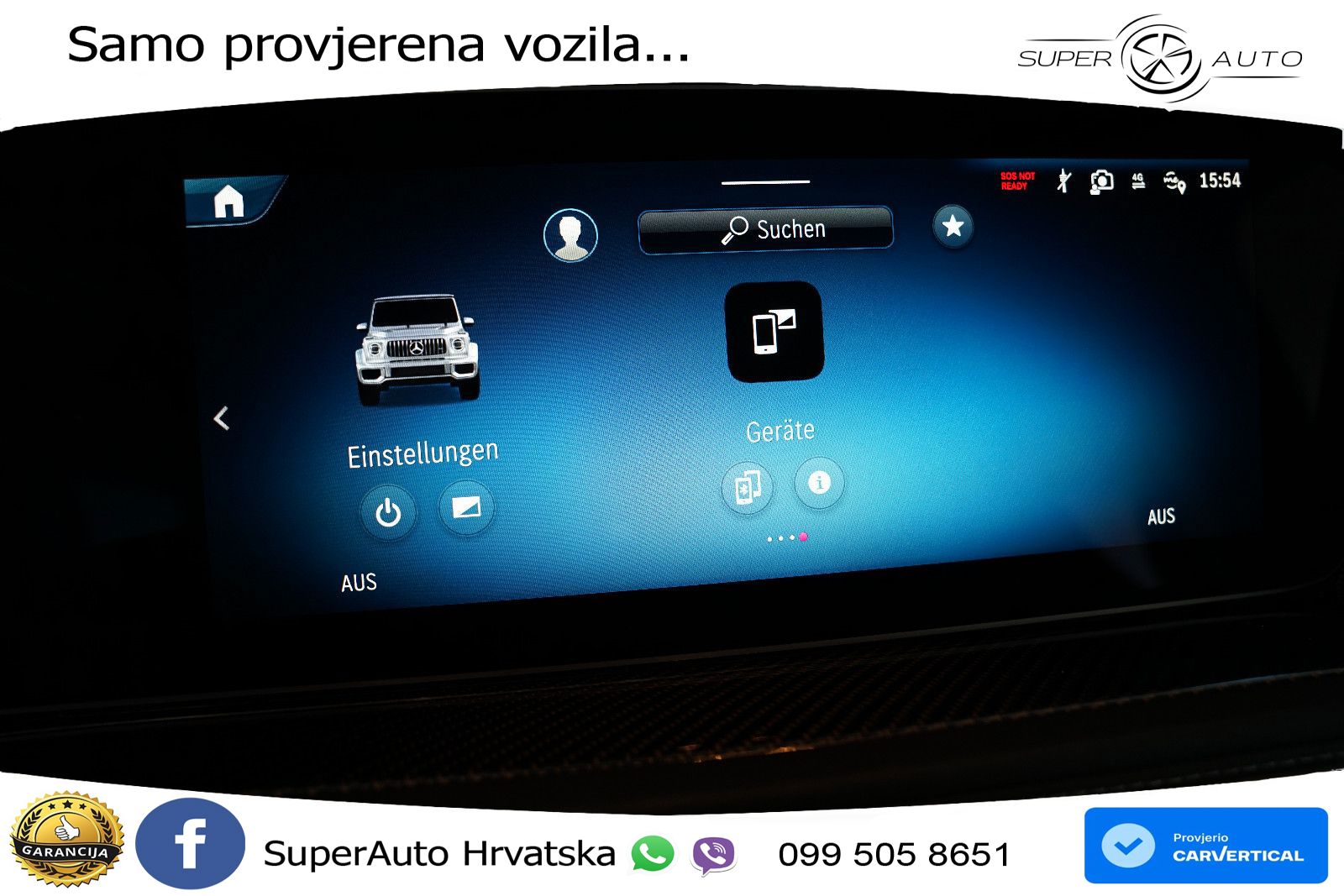 Mercedes AMG G 63 Long V8 (585 KS) 4MATIC 9G-TRONIC AMG SPEEDSHIFT TCT Superior LED+GR SJED+ACC