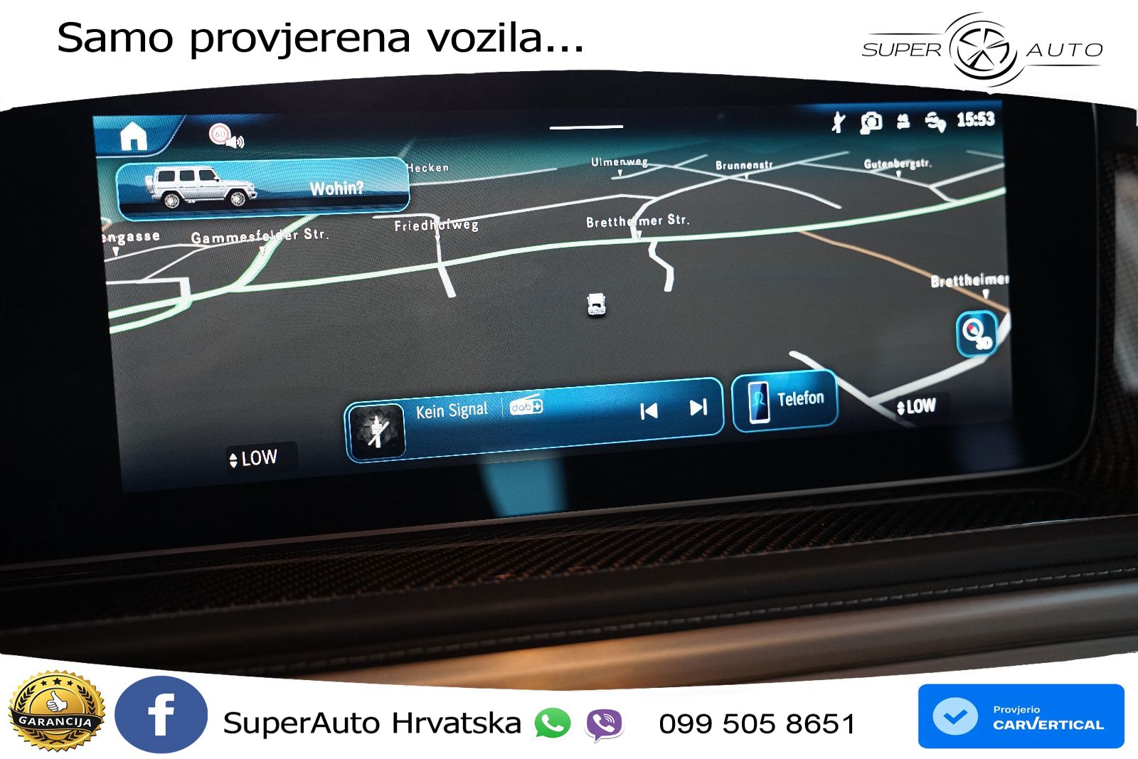 Mercedes AMG G 63 Long V8 (585 KS) 4MATIC 9G-TRONIC AMG SPEEDSHIFT TCT Superior LED+GR SJED+ACC